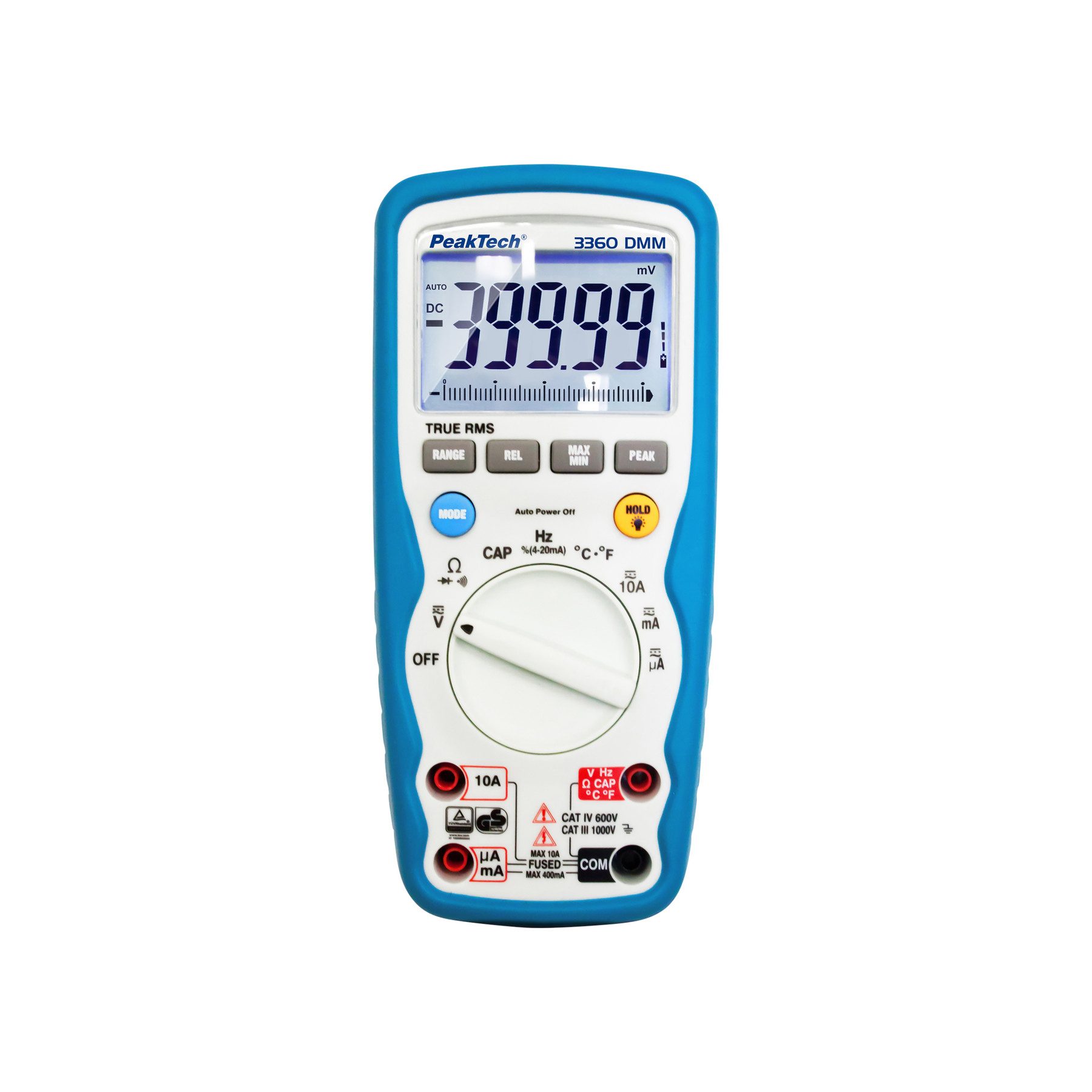 PeakTech Multimeter PEAKTECH Multimeter, P 3360, True RMS, IP67, 40000 Counts