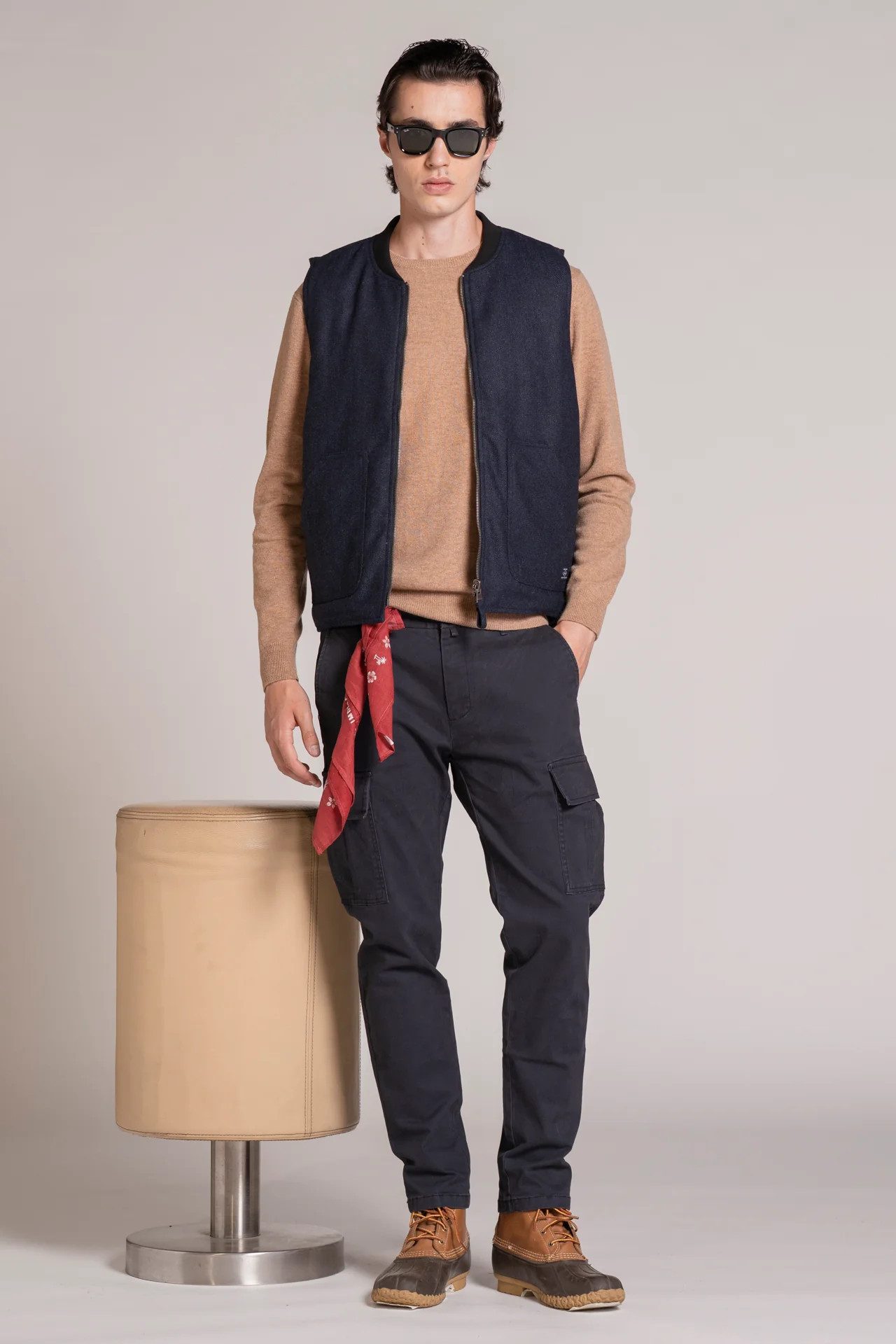 IMPURE Anzugweste MARTIN GILET REVERSE MIXED WOOL - Weste - Wendeweste