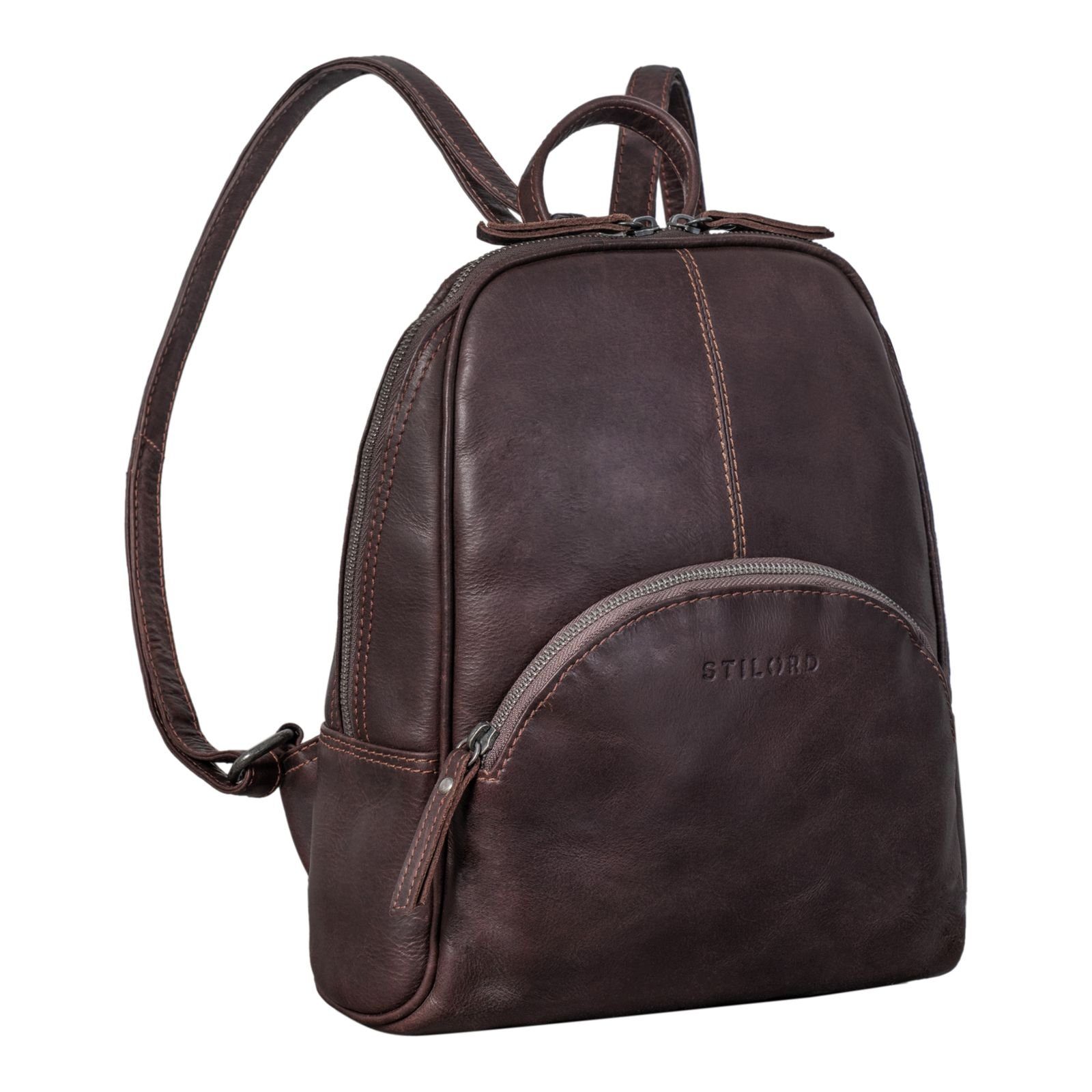 STILORD Cityrucksack "Margot" Daypack Damen Leder Klein Vintage Rucksack Ru günstig online kaufen