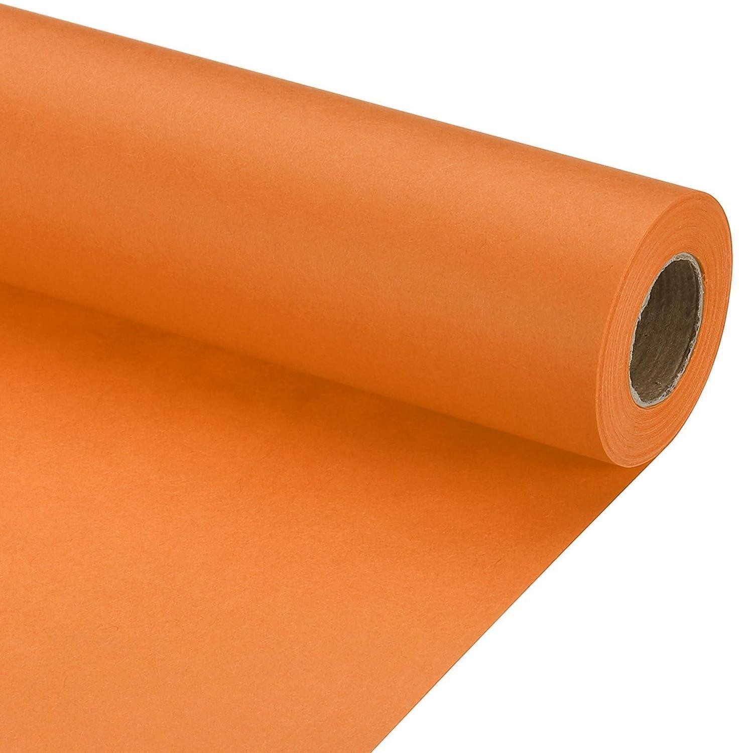LuxusKollektion Geschenkpapier Geschenkpapier Rolle Orange 38x12.7m