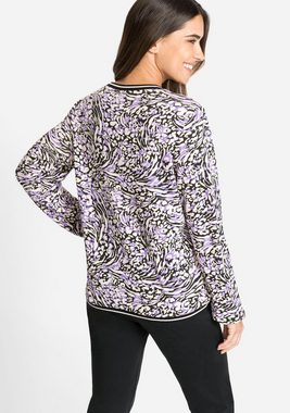 Olsen Rundhalsshirt Clara mit Alloverprint