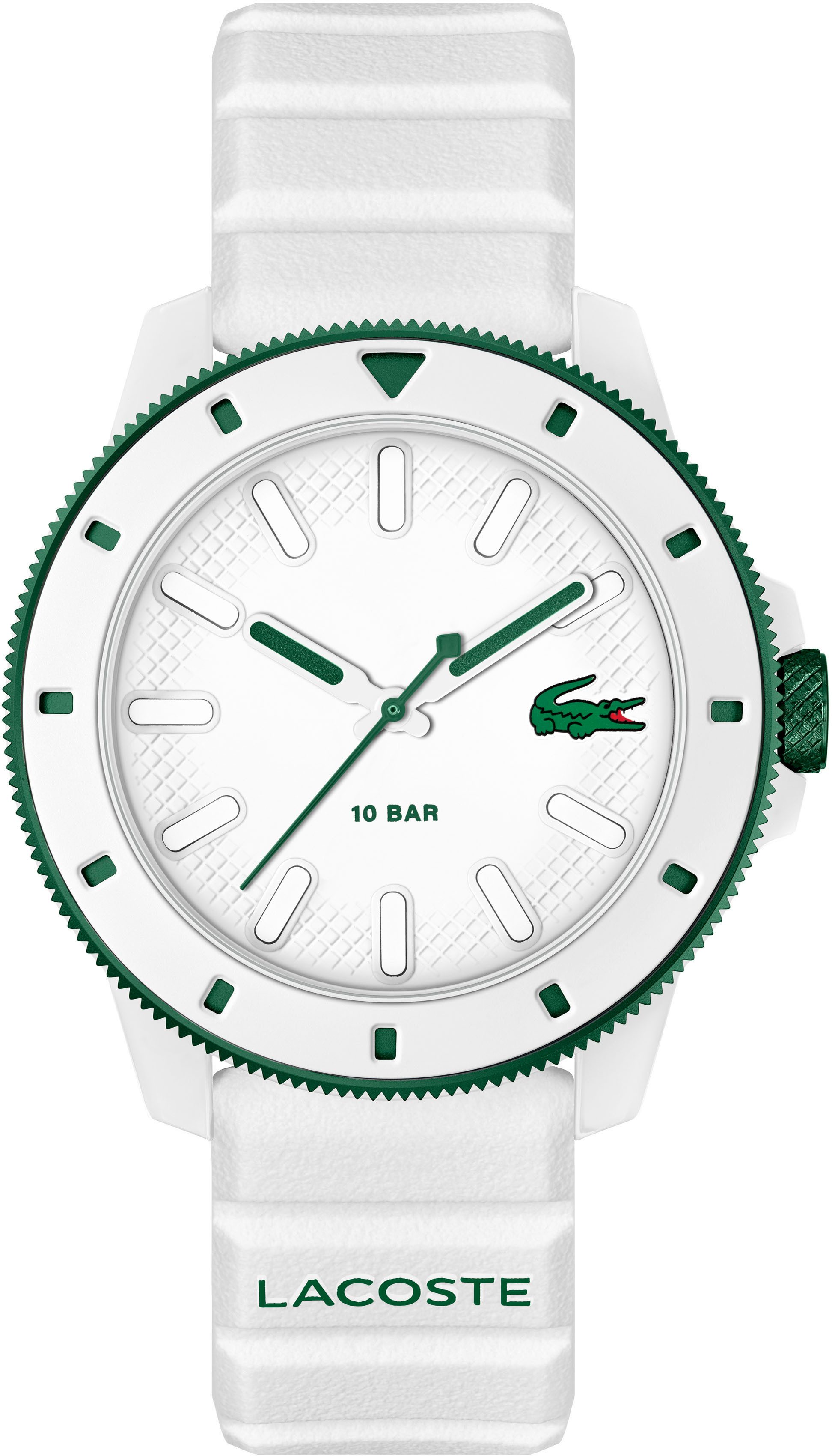 Lacoste Quarzuhr LACOSTE.12.12 SCUBA 2011415, Armbanduhr, Herrenuhr, Siliko günstig online kaufen
