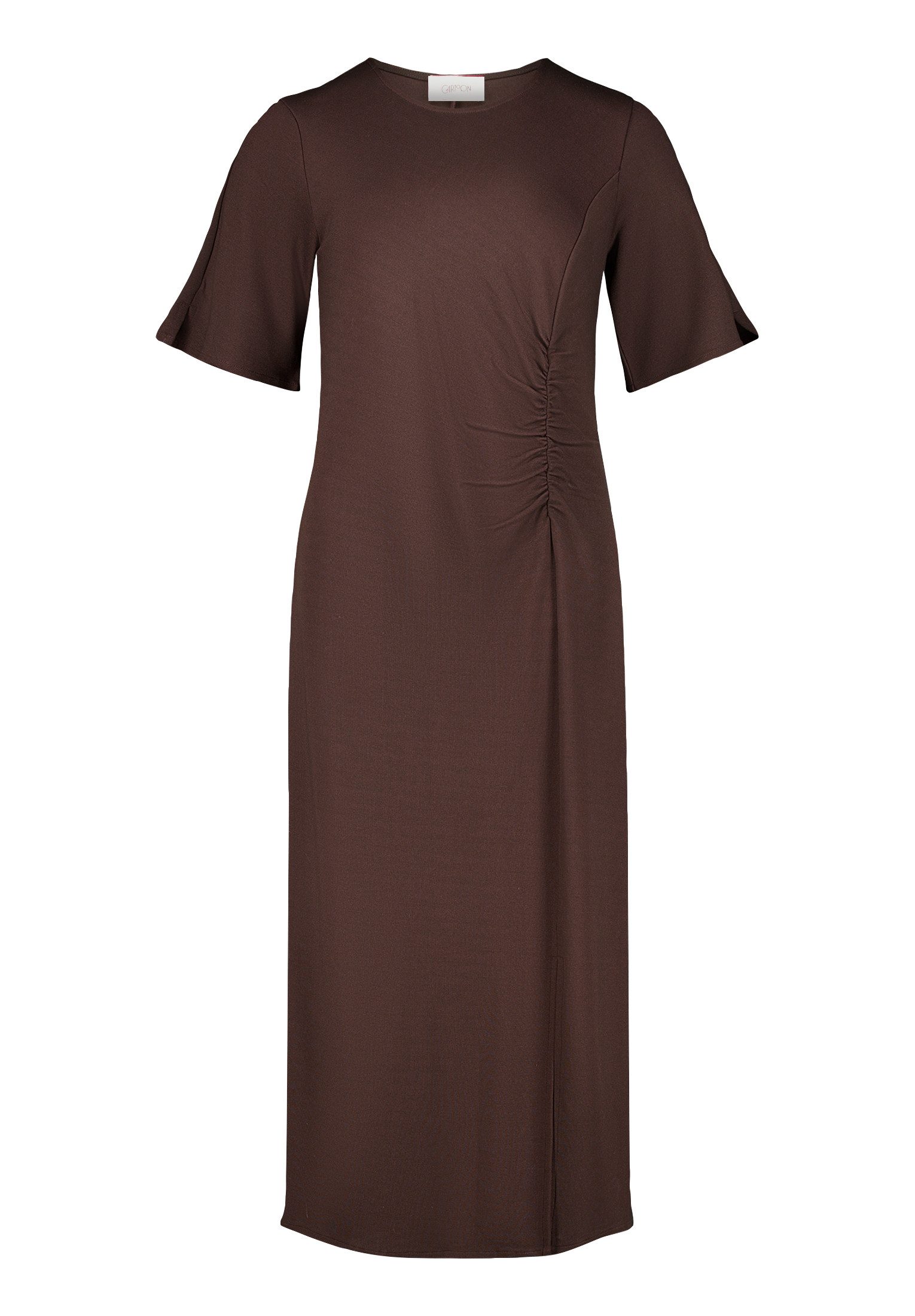 Cartoon Midikleid Damen mit Raffung