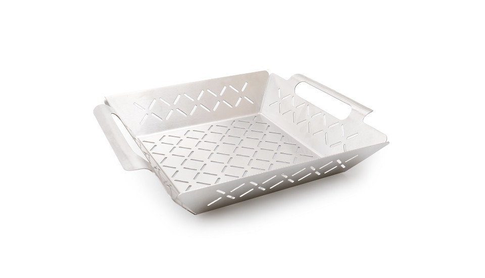 Grillrosteinsatz Primaster Grillkorb Premium Edelstahl 27 x 22 x 5