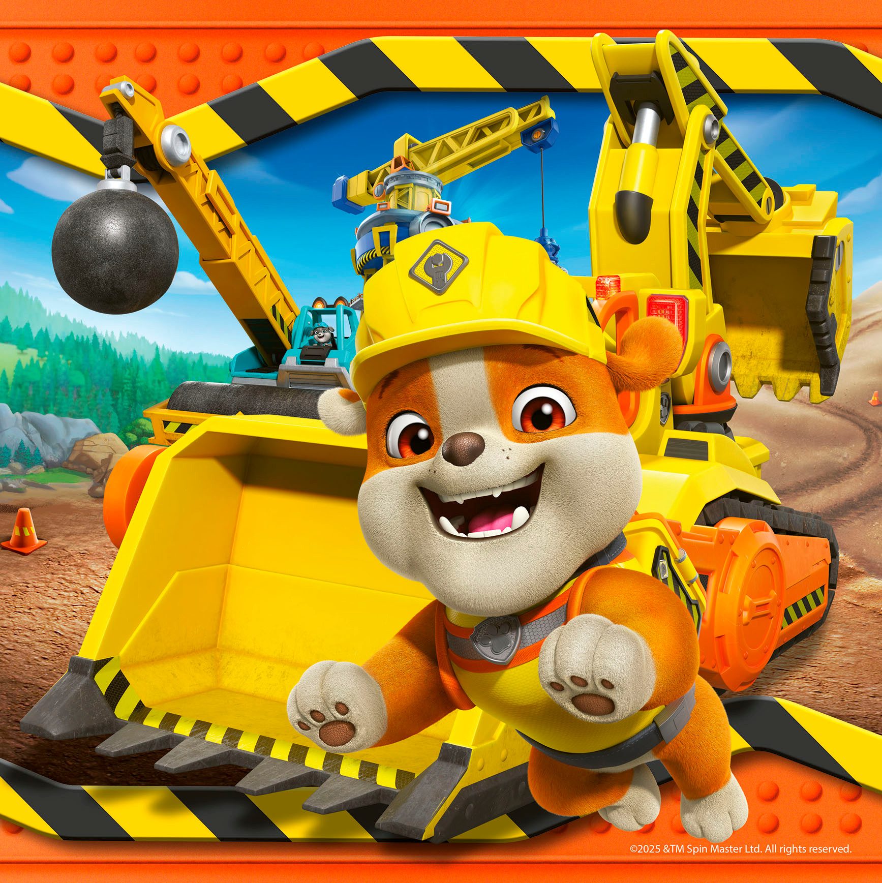 Ravensburger Puzzle Paw Patrol, Arbeitsfahrzeuge, 147 Puzzleteile, Made in Europe