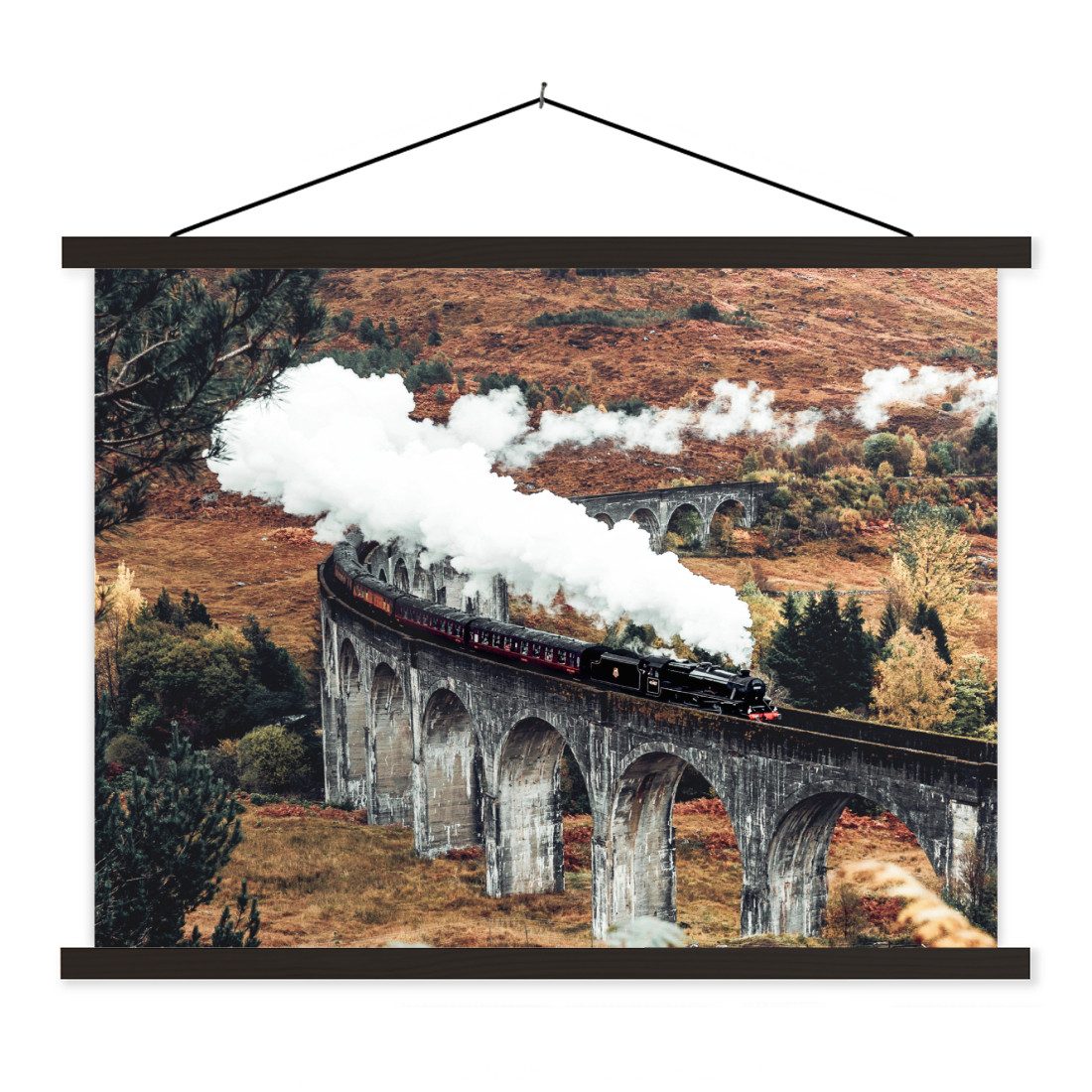 Poster Zug - Natur - Herbst - Architektur