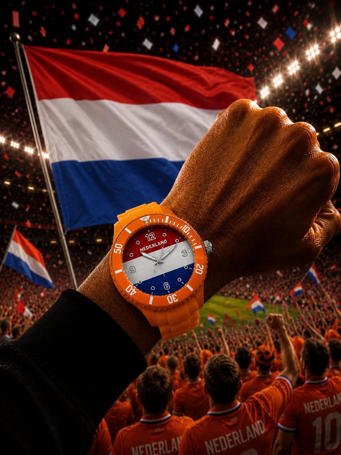 Taffstyle Quarzuhr Fußball WM Fan Armbanduhr Länderflaggen Silikonuhr Quarz Unisex, (Sportliche Fußballuhr mit Länderflaggen und flexiblem Silikonarmband), ideal auch als Geschenk