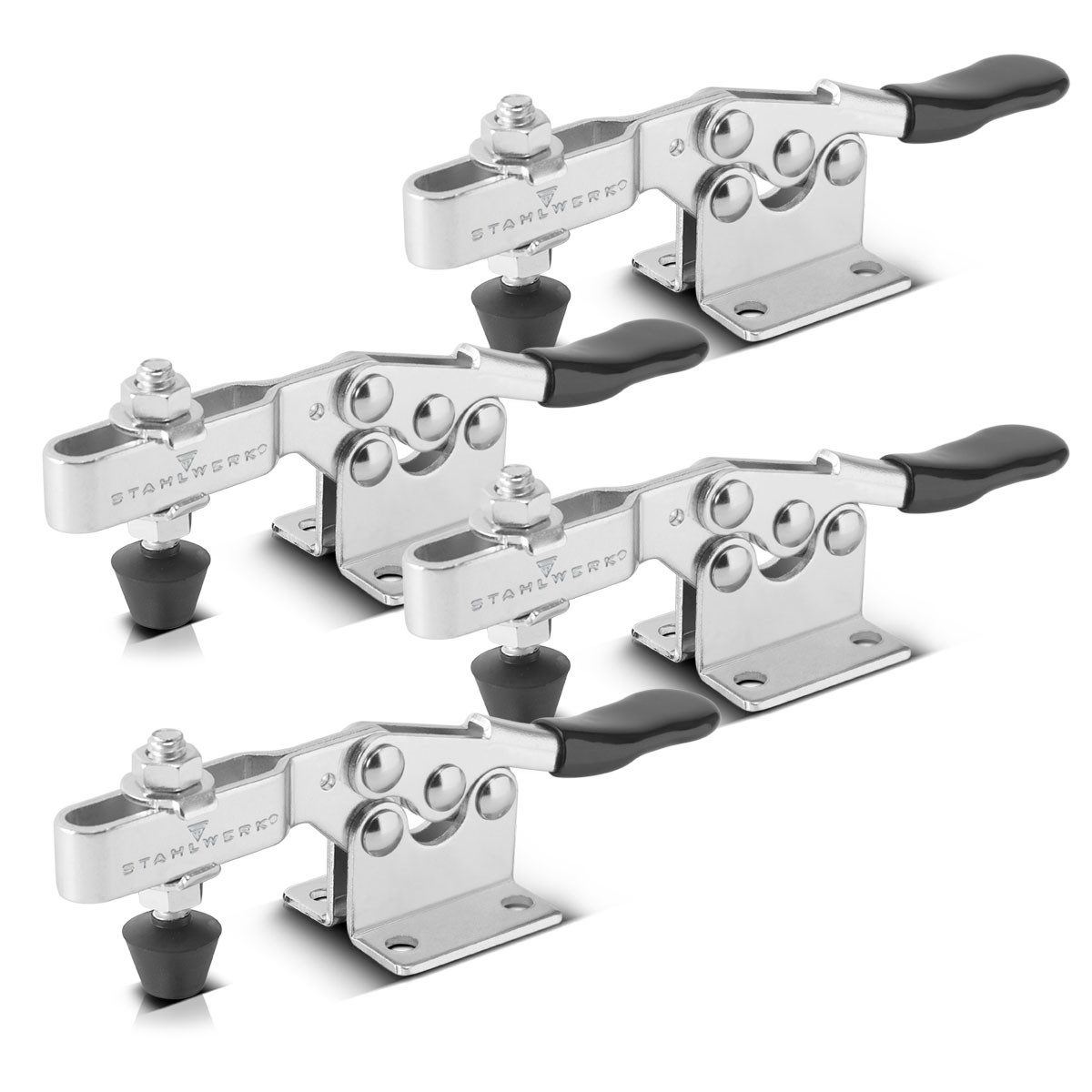 STAHLWERK Elektrowerkzeug-Set Knebelklemme 4er Set 90kg 198lbs Senkrechtspa günstig online kaufen