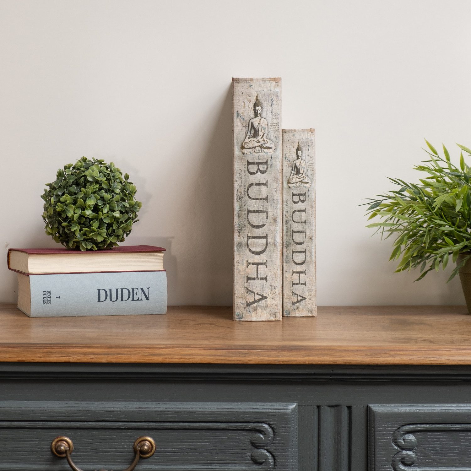 Moritz Etui Buchhüllen Set Buddha 2-teilig mit Geheimfach