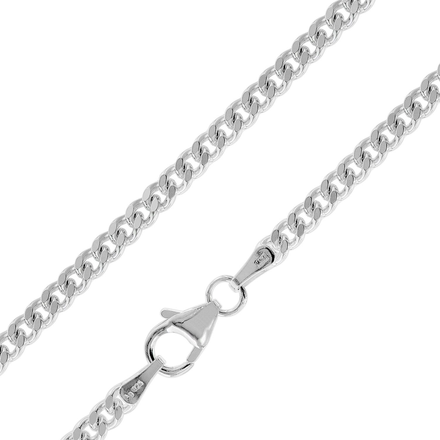 trendor Panzerkette Herren 925 Silber Panzerkette 2,7 mm breit günstig online kaufen