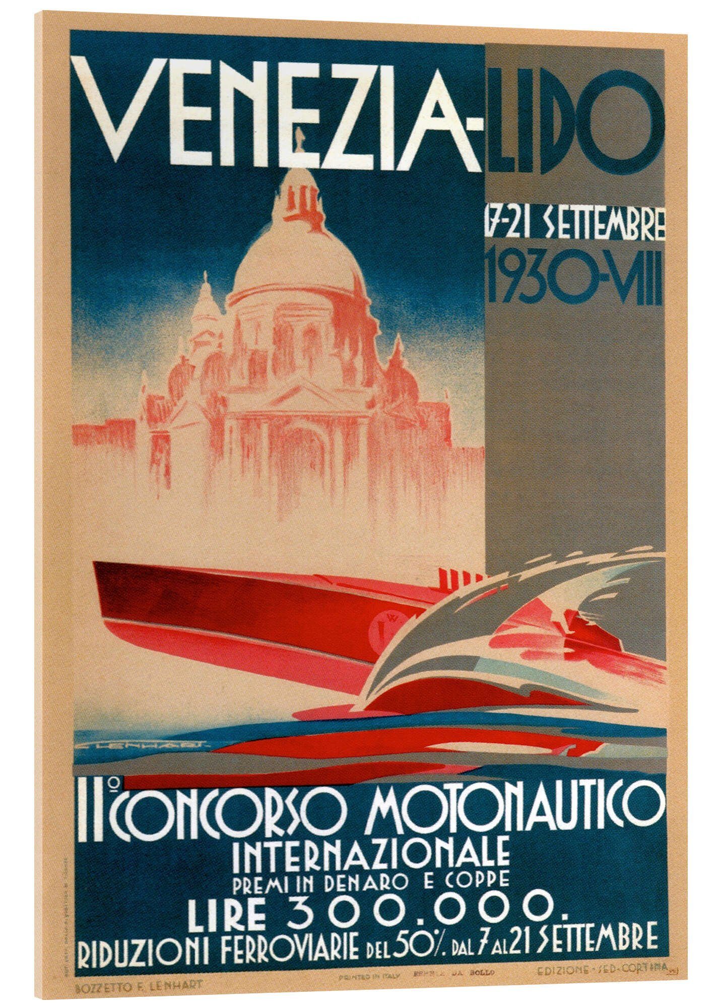 Acrylglasbild Vintage Travel Collection