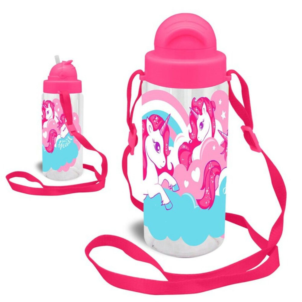 Kids Euroswan Lunchbox Sweet Einhorn Unicorn 2tlg. Lunch Set Brotdose plus Trinkflasche, Kunststoff, (2-tlg., Spar-Set)