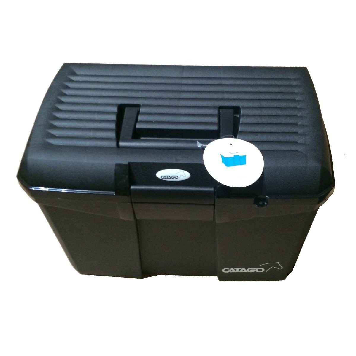CATAGO Putztasche Pferde Putzbox schwarz