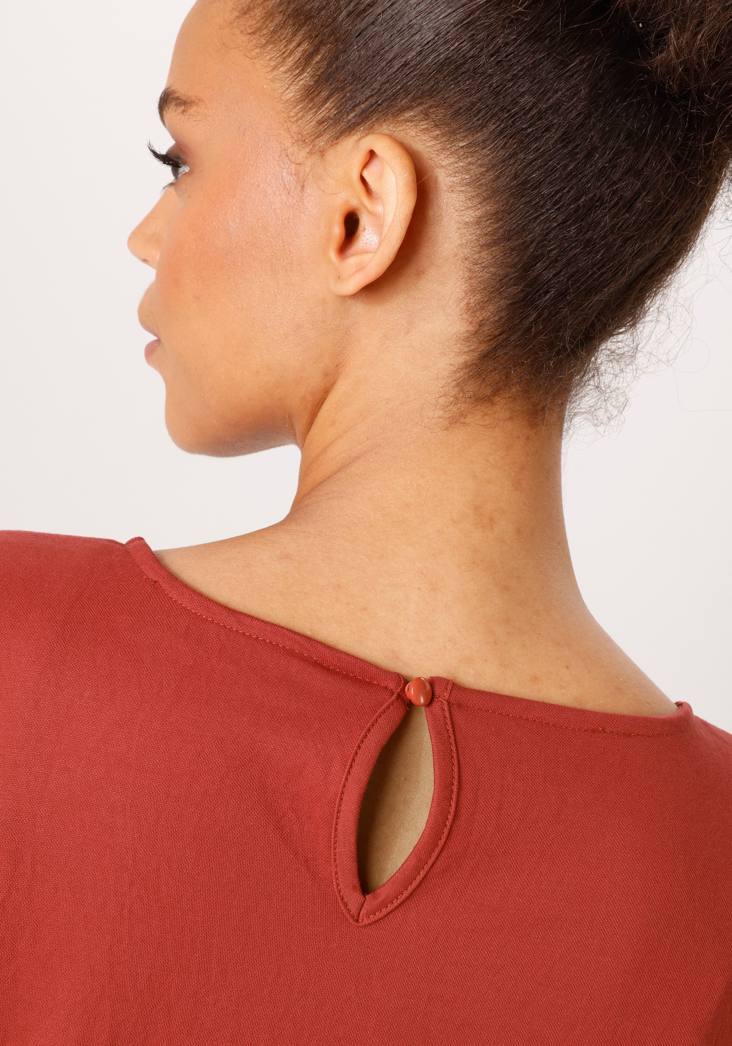 Aniston CASUAL Langarmshirt in weicher Pique-Qualität