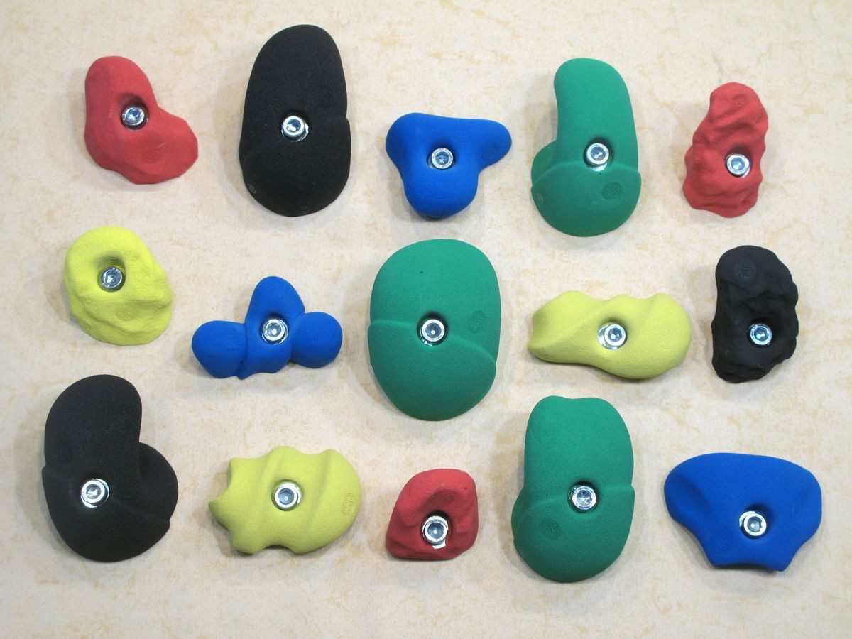 Kletterwand Klettergriffe Set Leicht 3 - KS Klettergriffe