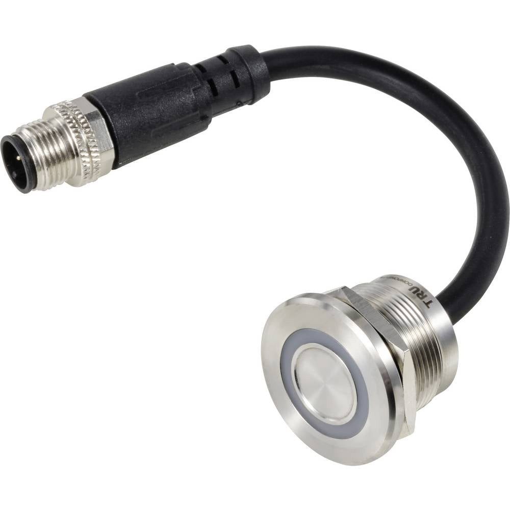 TRU COMPONENTS Schalter Kapazitiver Taster mit M12 Stecker, 22 mm 24 V 0.5 A TC-12835300