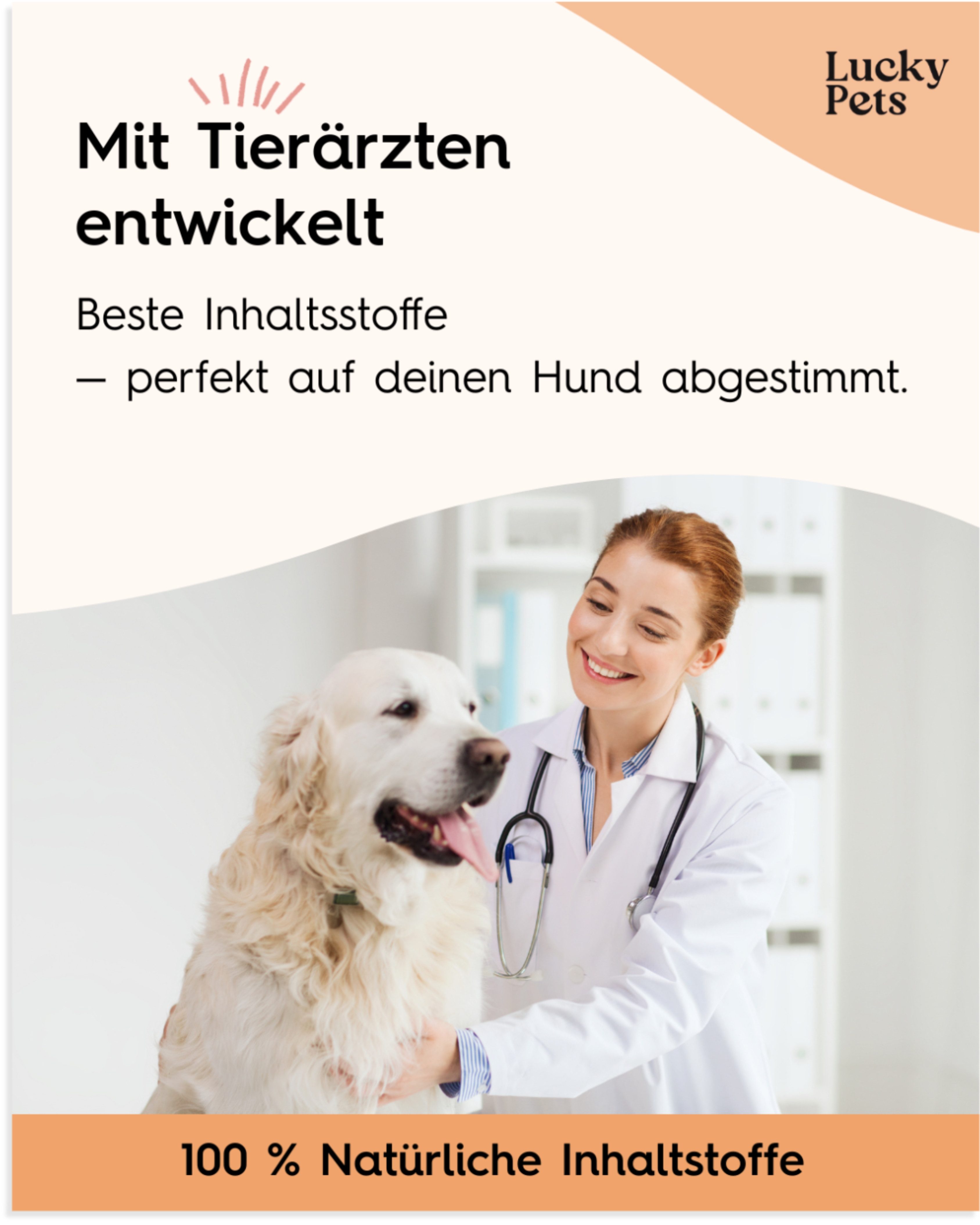Lucky Pets Barf Pulver für Hunde - Seealgenmehl, natürliche Mineralien, Vitamine, Nahrungsergänzungsmittel für: Hunde