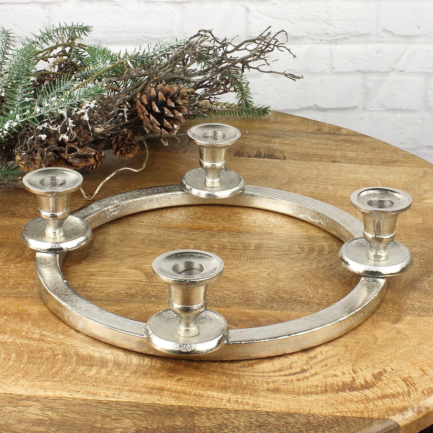 ᐅ Macosa Home Adventskranz Tischdeko modern Advent Weihnachtsdeko