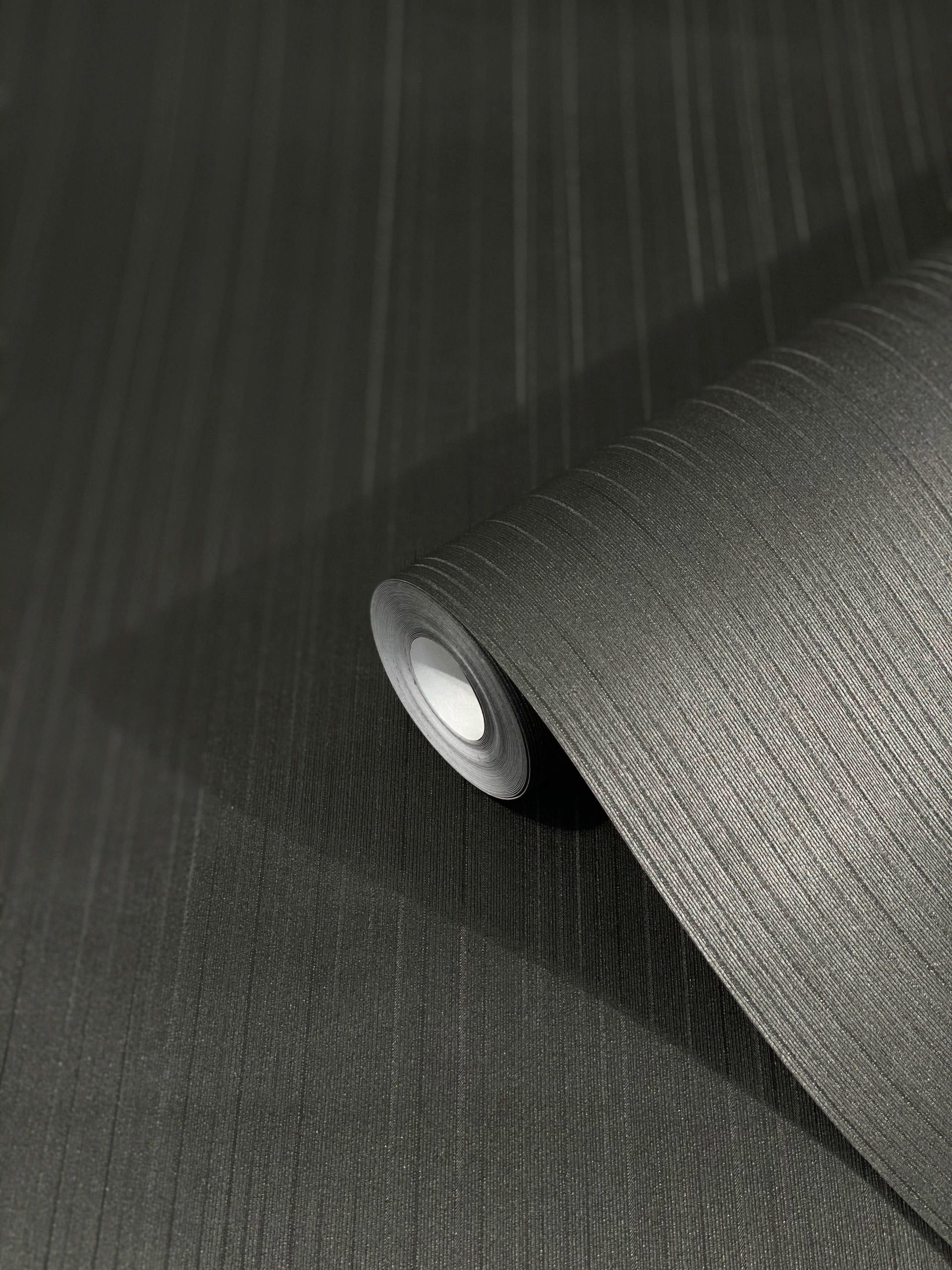 Glööckler Vliestapete, Streifen, längsgestreift, schimmernd, (1 St), moderne Tapete für Wohnzimmer Schlafzimmer Küche