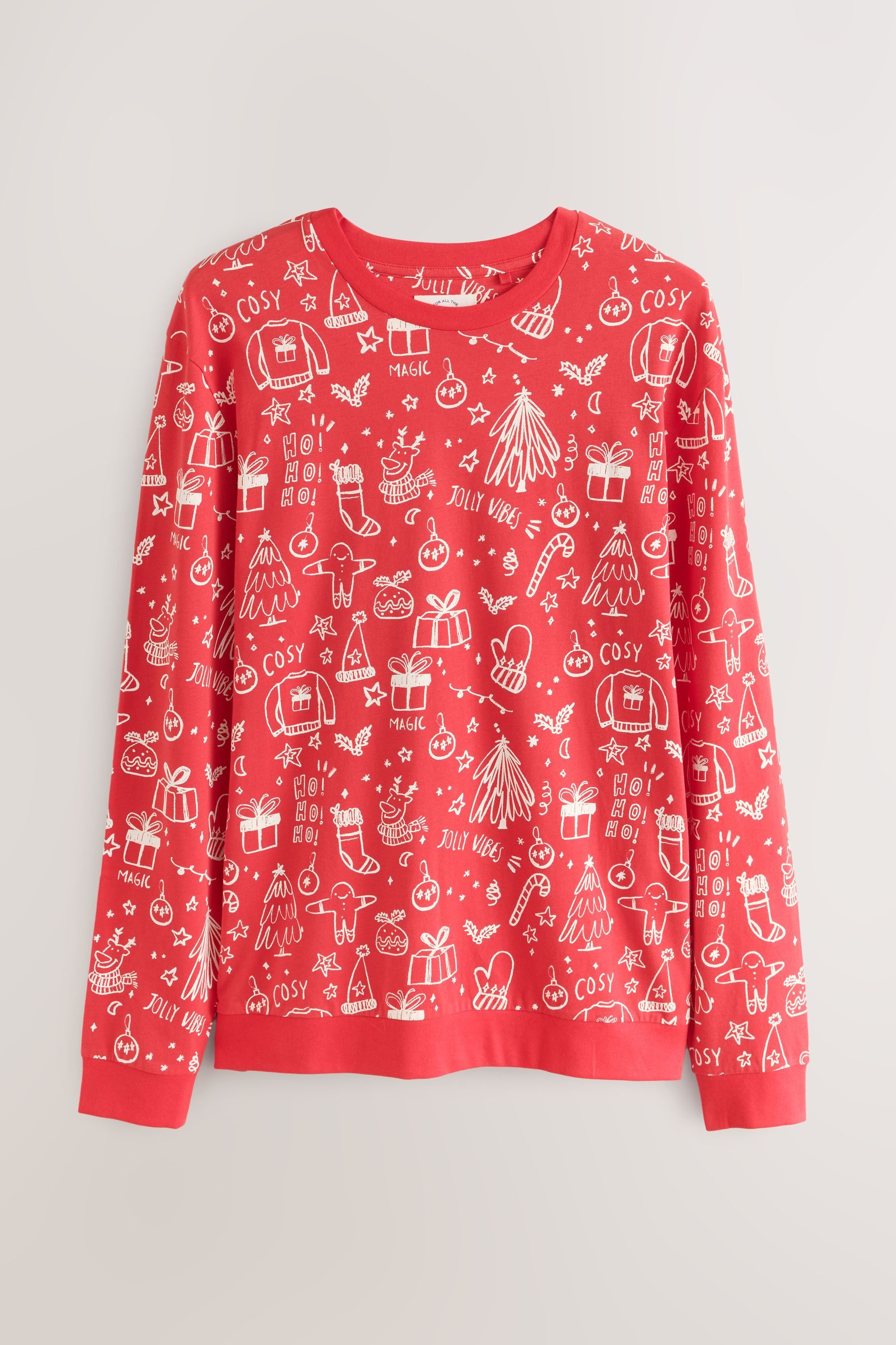 Next Pyjama Langärmeliger Familien-Schlafanzug, Weihnachten (2 tlg) – Bild 2 von 5
