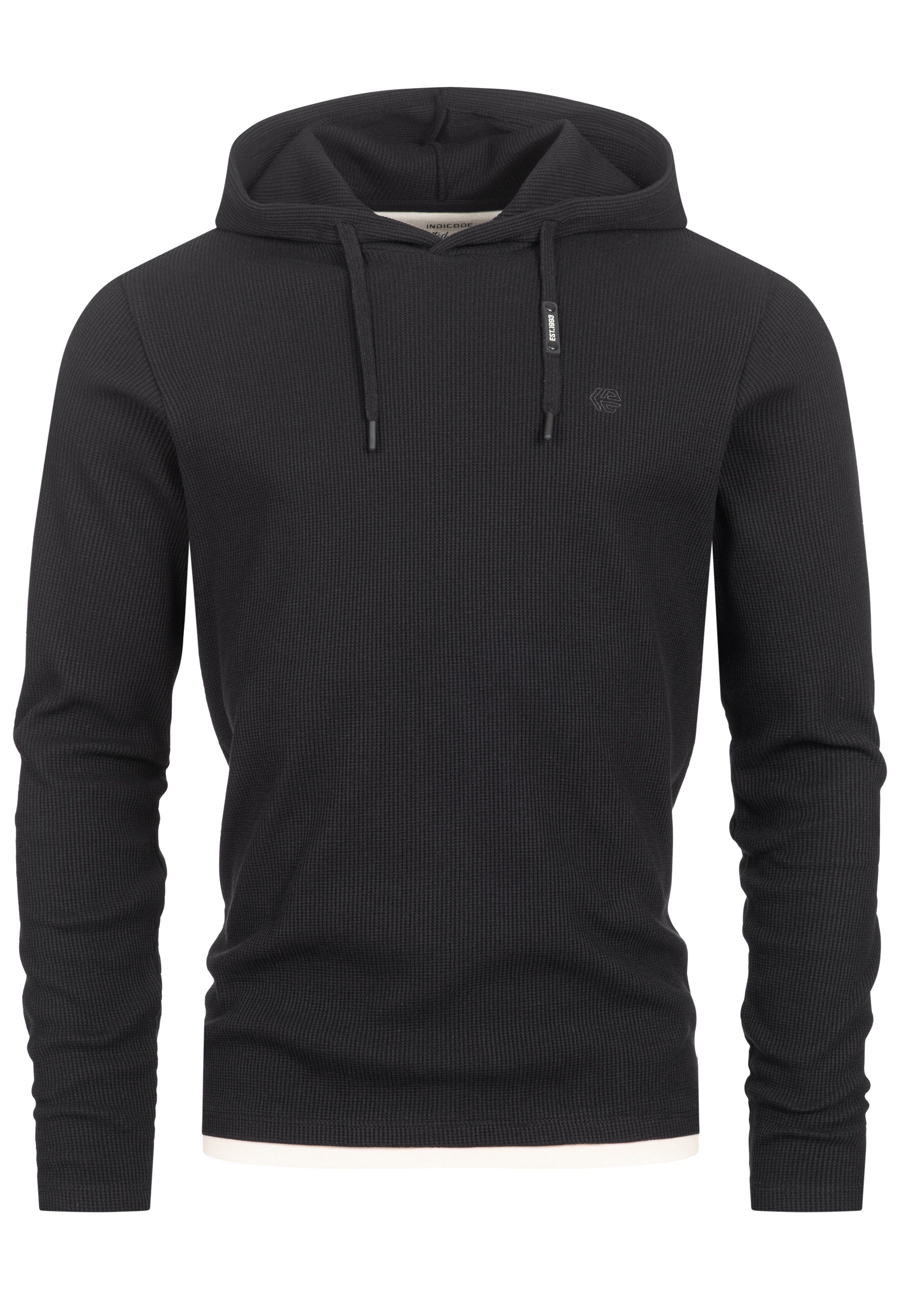 Indicode Hoodie Herren INMarto Sweatshirt Kapuze Herrenhoodie günstig online kaufen