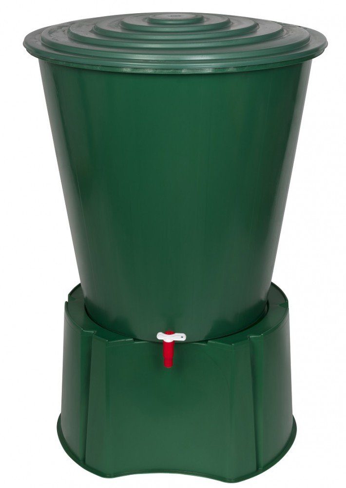 Kreher Regentonne »Wassertonne 210 Liter mit Hahn, Maße: 76,5 x 84 cm,  Farbe: Gruen + Monoblock-Stand, Maße: 70 x 38 cm, Farbe: Grün« online  kaufen | OTTO