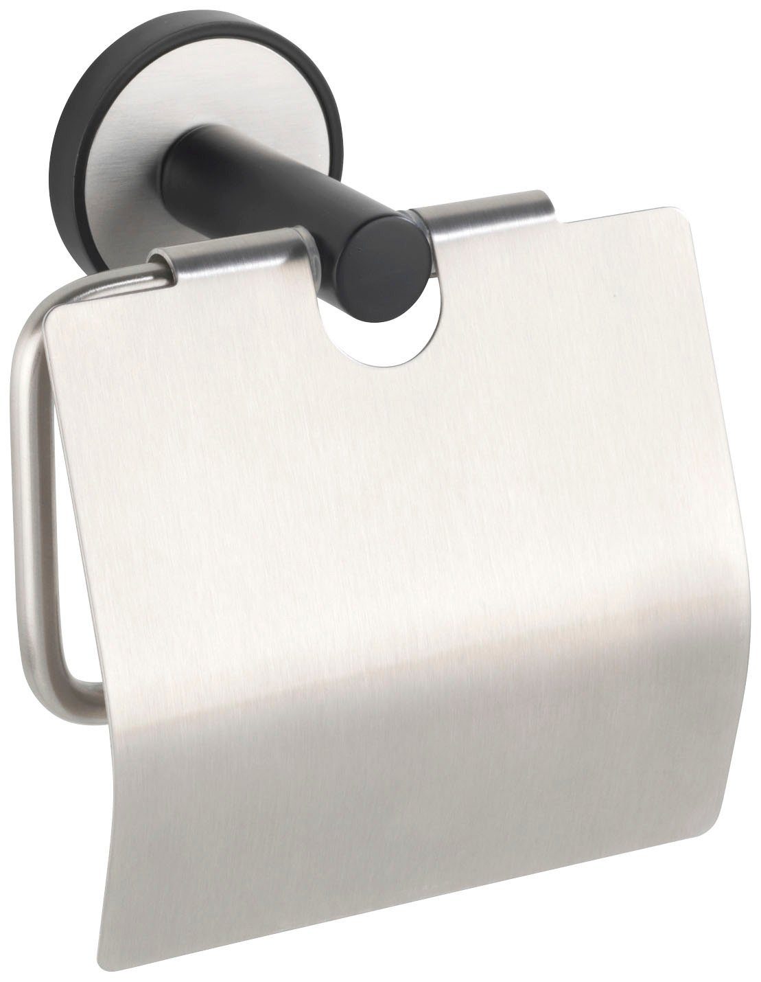 WENKO Toilettenpapierhalter UV-Loc® Udine, Befestigen ohne Bohren | Toilettenpapierhalter