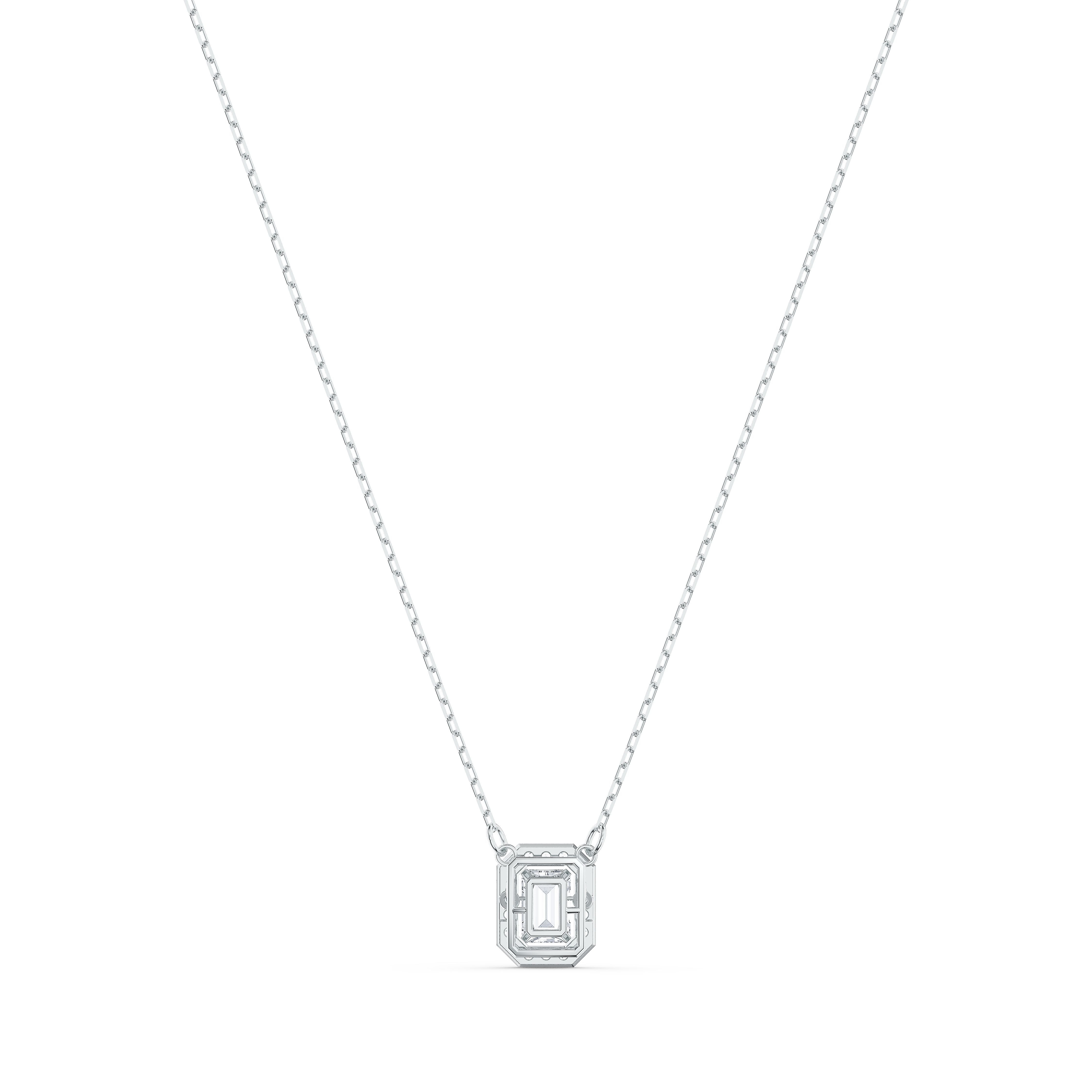 Swarovski Goldkette weiß...