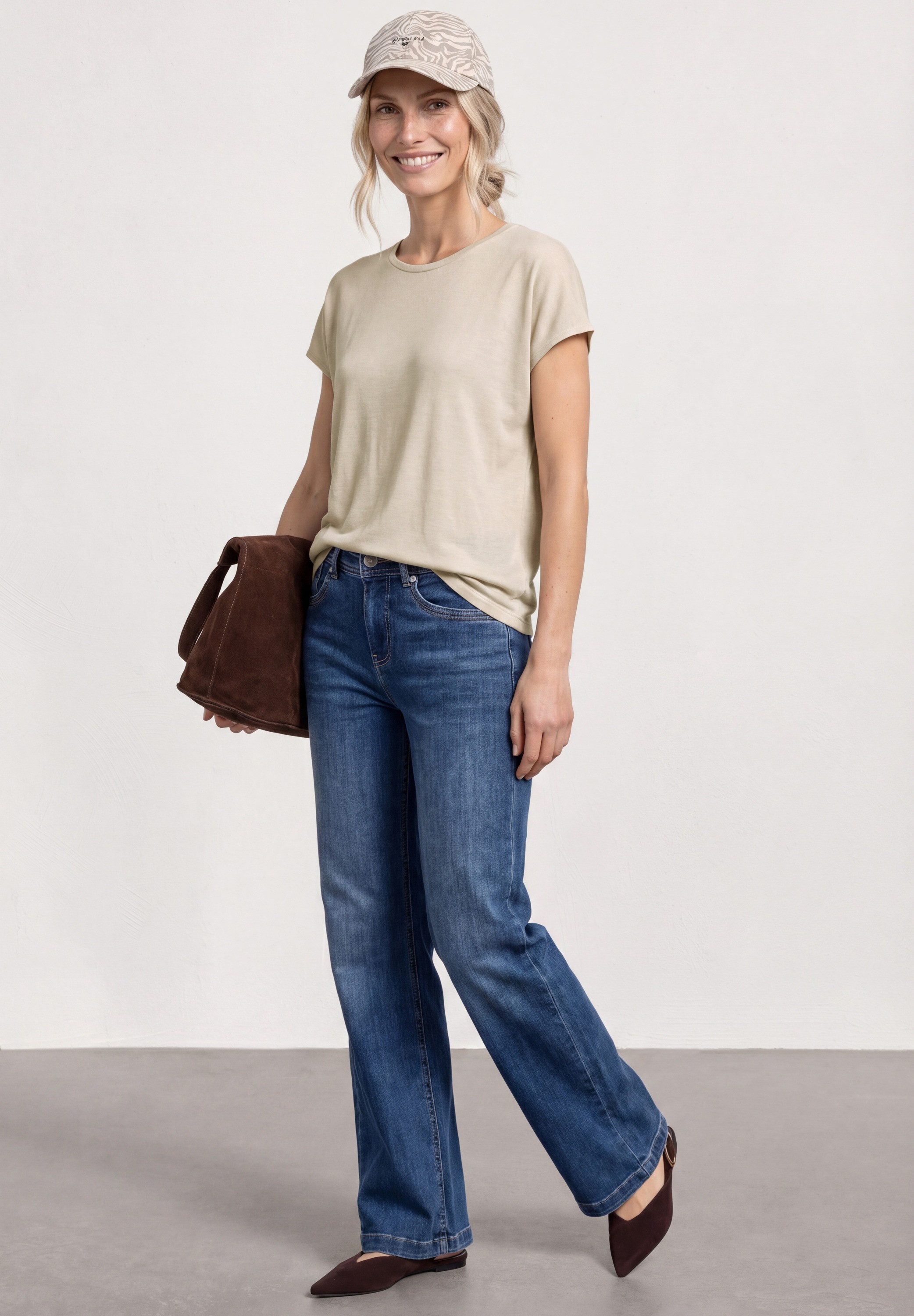STREET ONE T-Shirt mit Rundhalsausschnitt – Bild 3 von 5