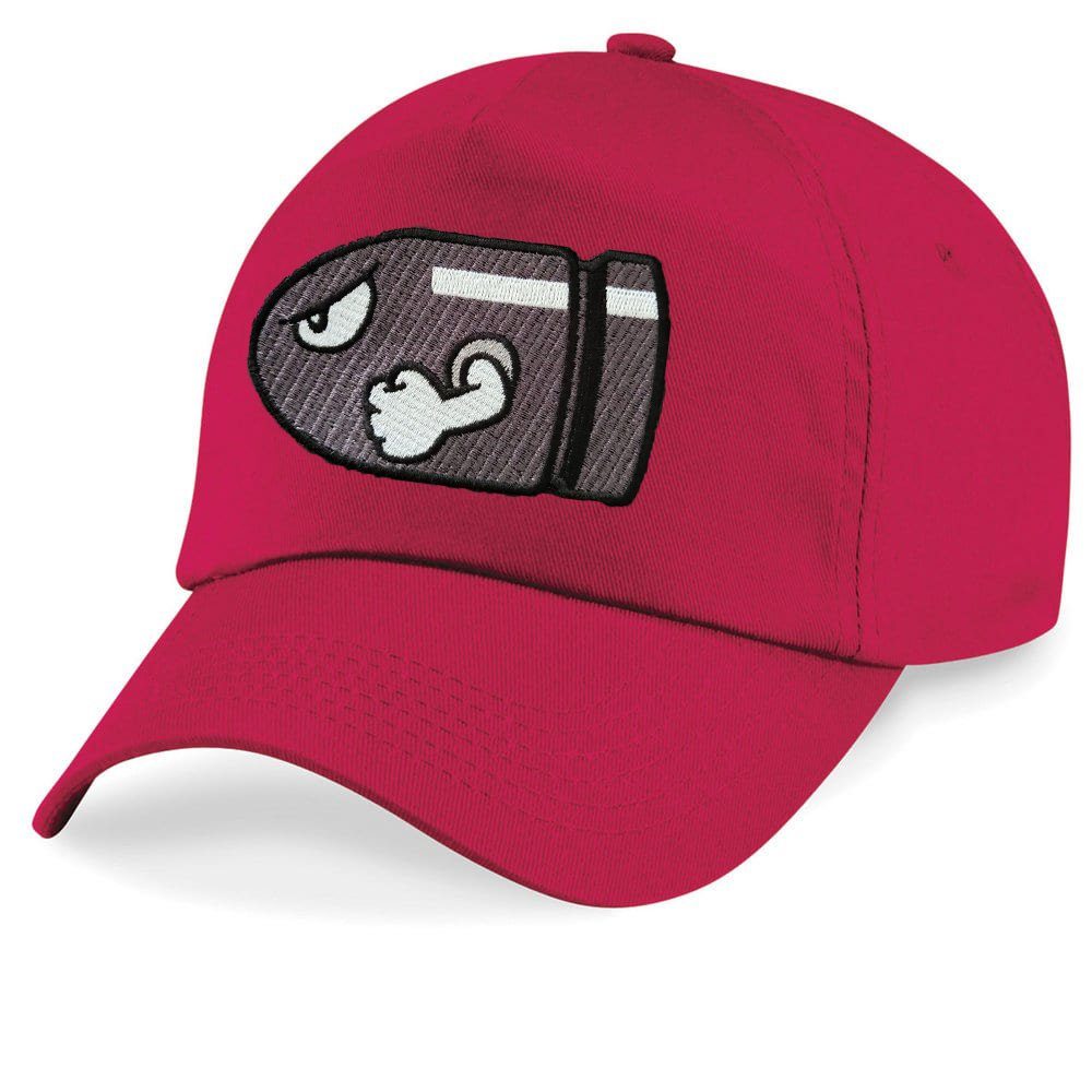 Baseball Cap Kinder Mario Rocket Stick Patch Luigi Peach Super Retro
