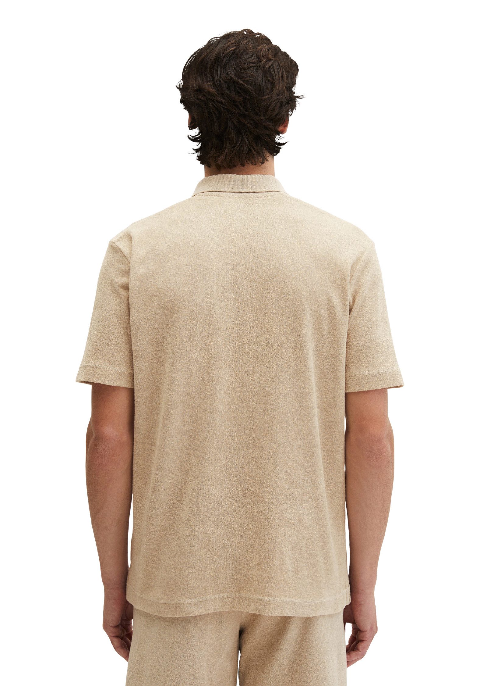 Marc O'Polo Poloshirt aus weichem Jersey-Frottee
