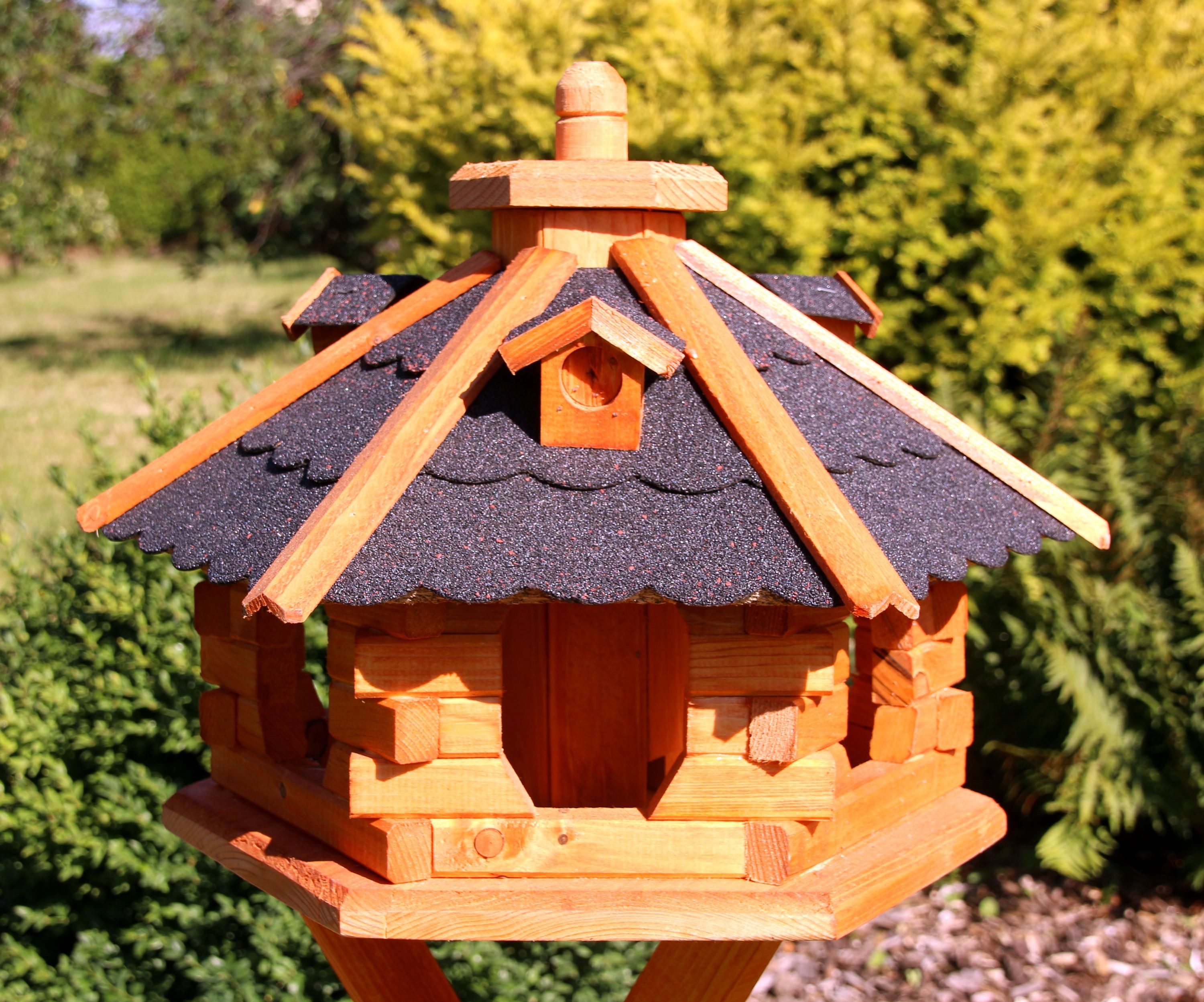 Vogelhaus Vogelhaus 47x33 cm wahlweise mit Ständer und Solar Typ 4