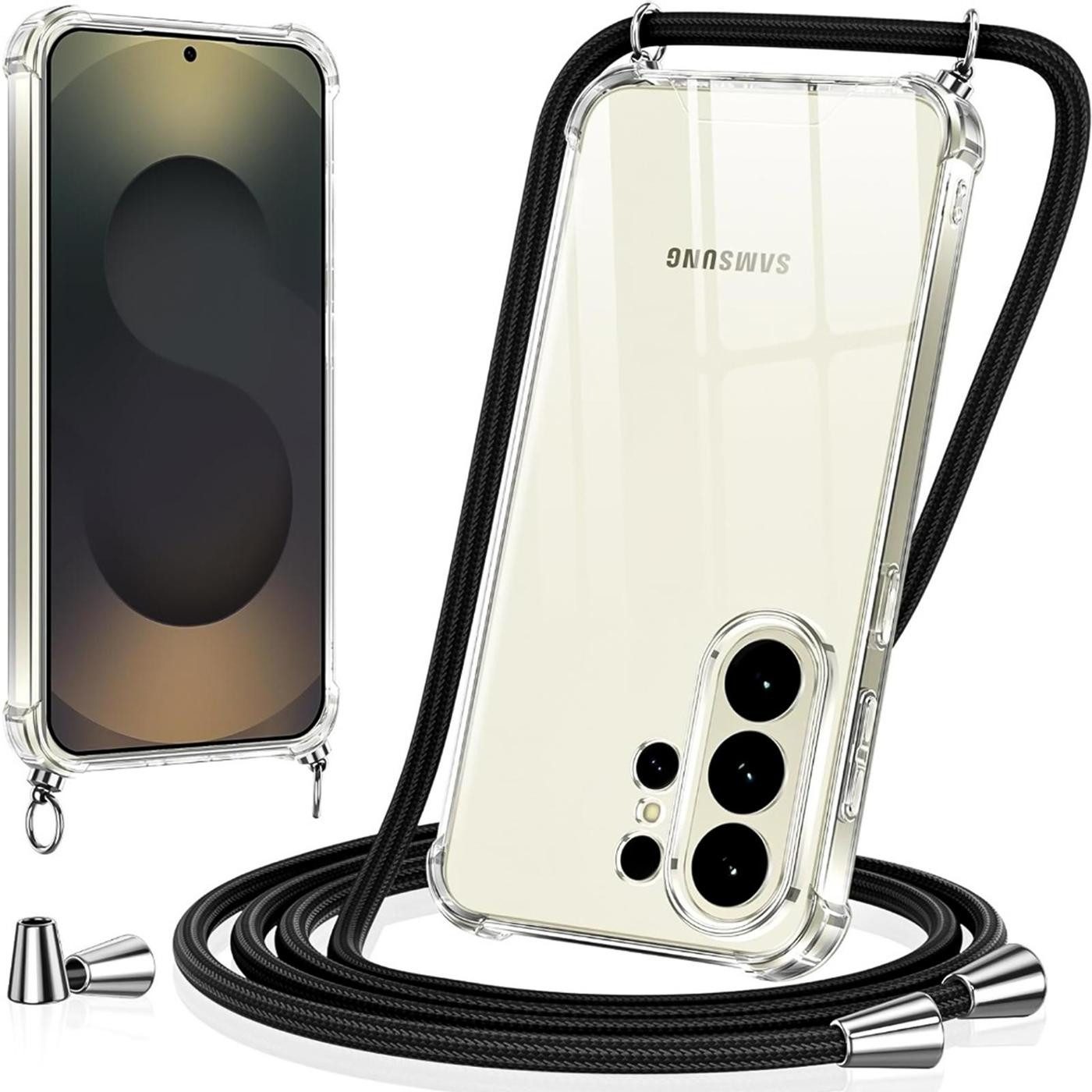 CoolGadget Handykette Handyhülle mit Handyband für Samsung Galaxy A57 5G, Case zum Umhängen Kette Halsband Kordel mit Hülle für Samsung A57 5G