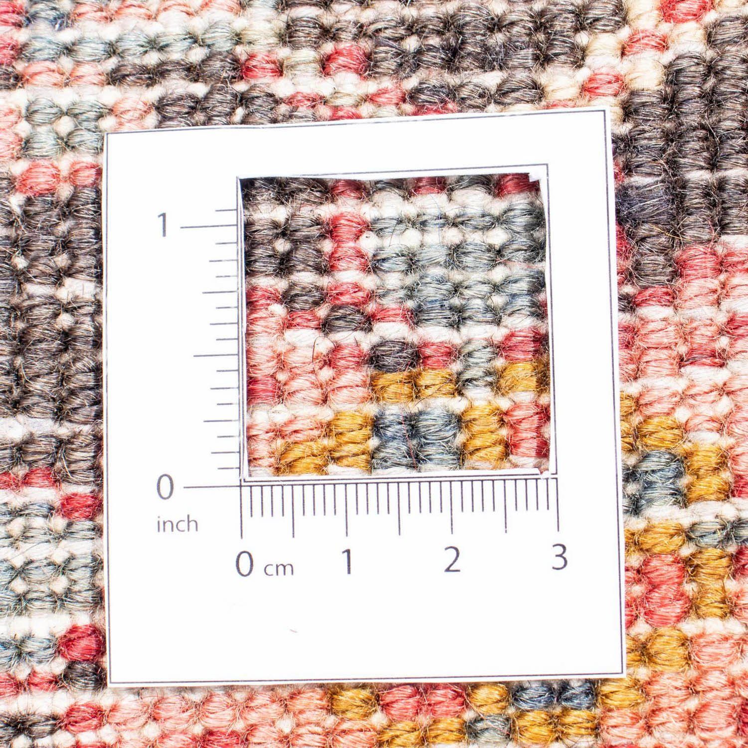 x mm, Unikat 10 Wollteppich 226 Zertifikat Höhe: 320 Medaillon cm, rechteckig, morgenland, mit Rosso Heriz