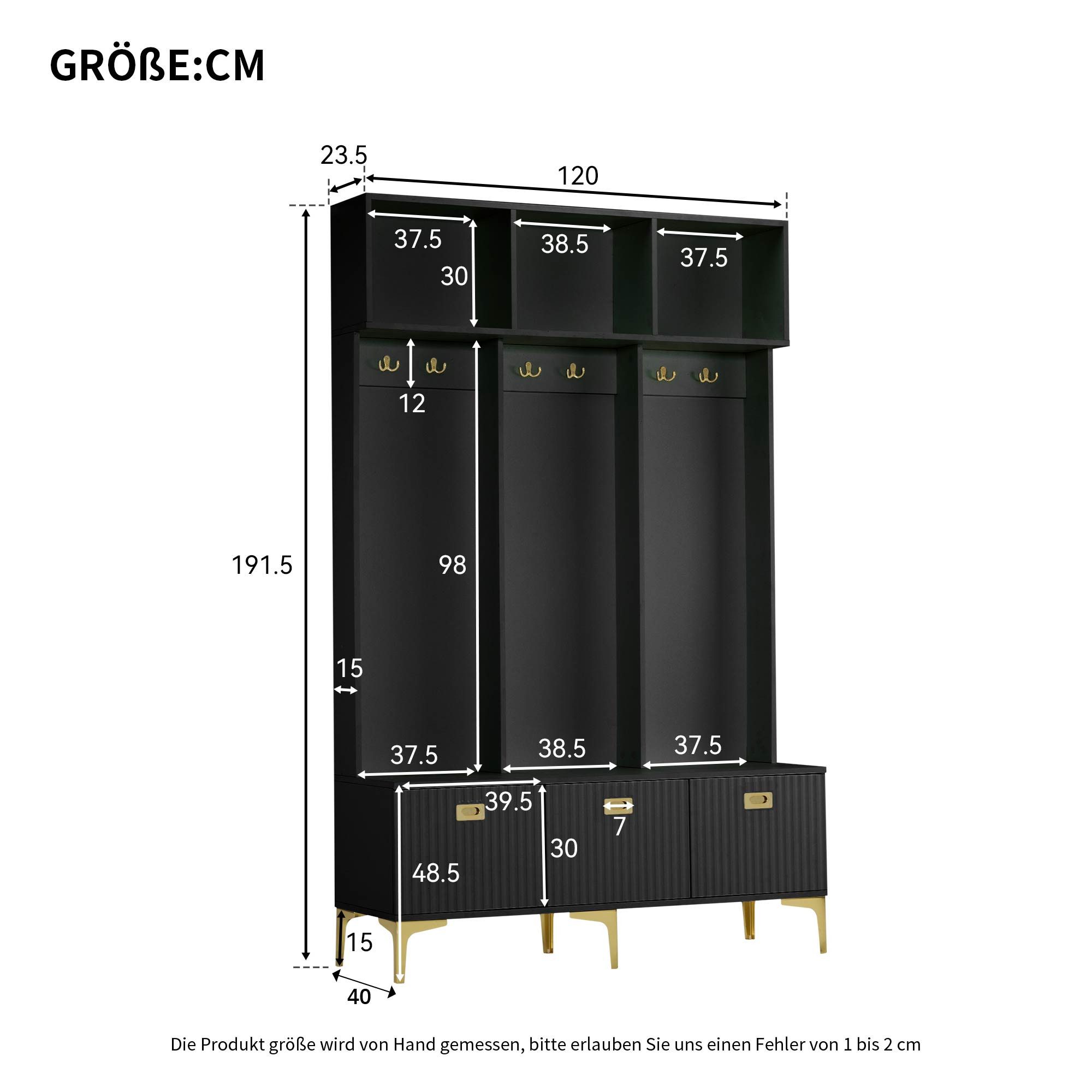 Celya Garderoben-Set Garderobenset mit Bank, multifunktionale günstig online kaufen