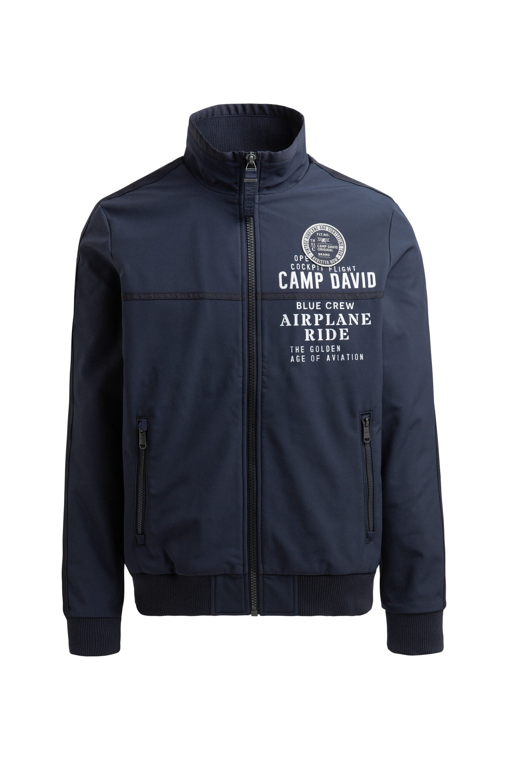 CAMP DAVID Outdoorjacke mit Stehkragen günstig online kaufen