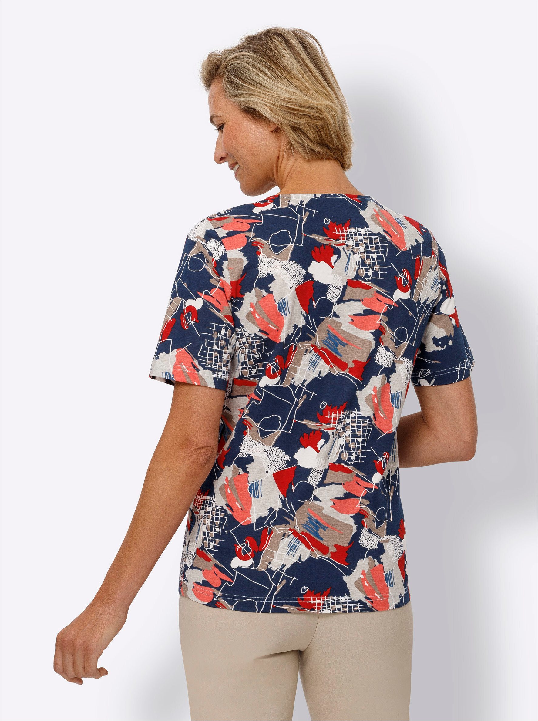 Sieh an! T-Shirt Rundhalsshirt günstig online kaufen