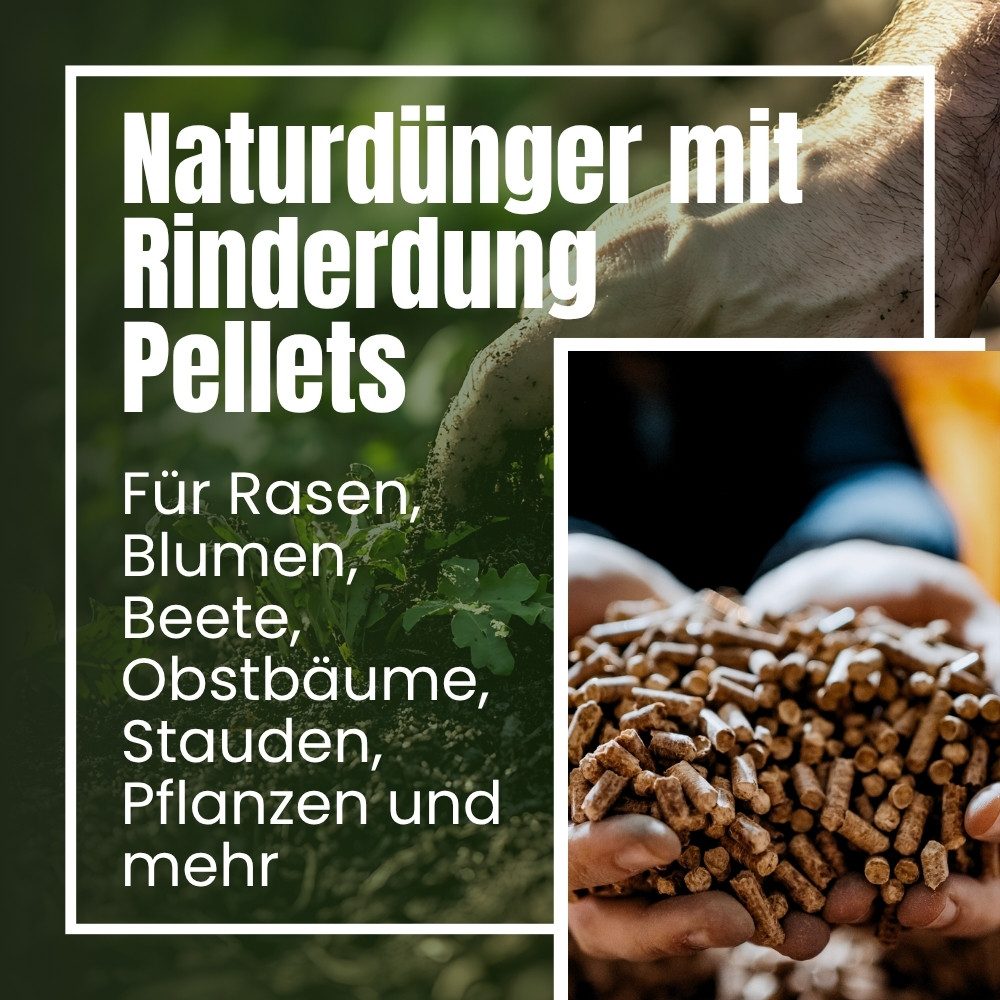 GarPet Langzeitdünger Blumendünger Naturdünger mit Rinderdung 12,5 Kg Pflanzendünger Pellets
