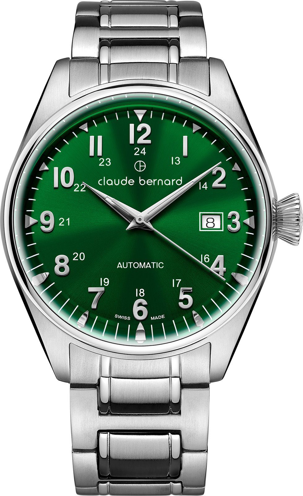 CLAUDE BERNARD Schweizer Uhr Automatic Proud Heritage Grün