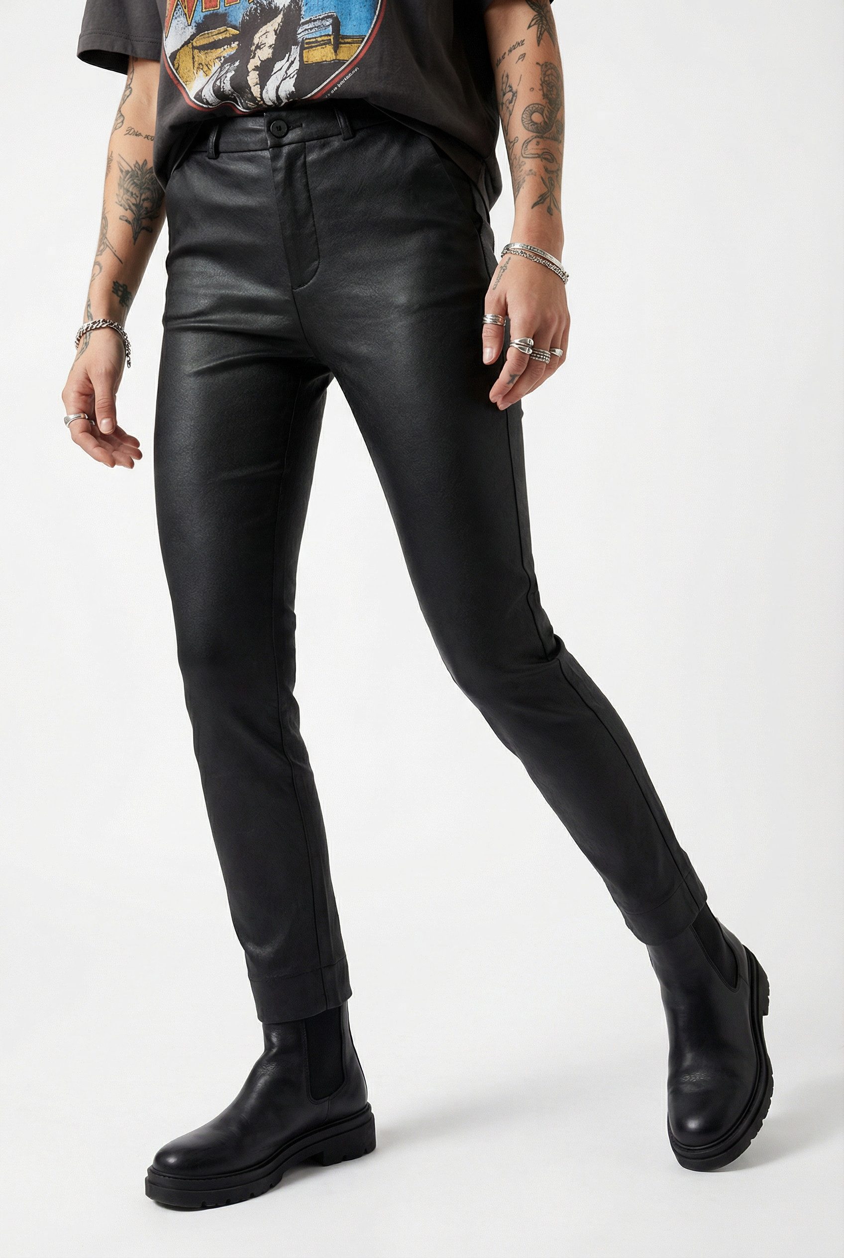 FREEQUENT Stoffhose FQSOLVEJ - COOPER Sommerhose knöchellang aus elastische günstig online kaufen