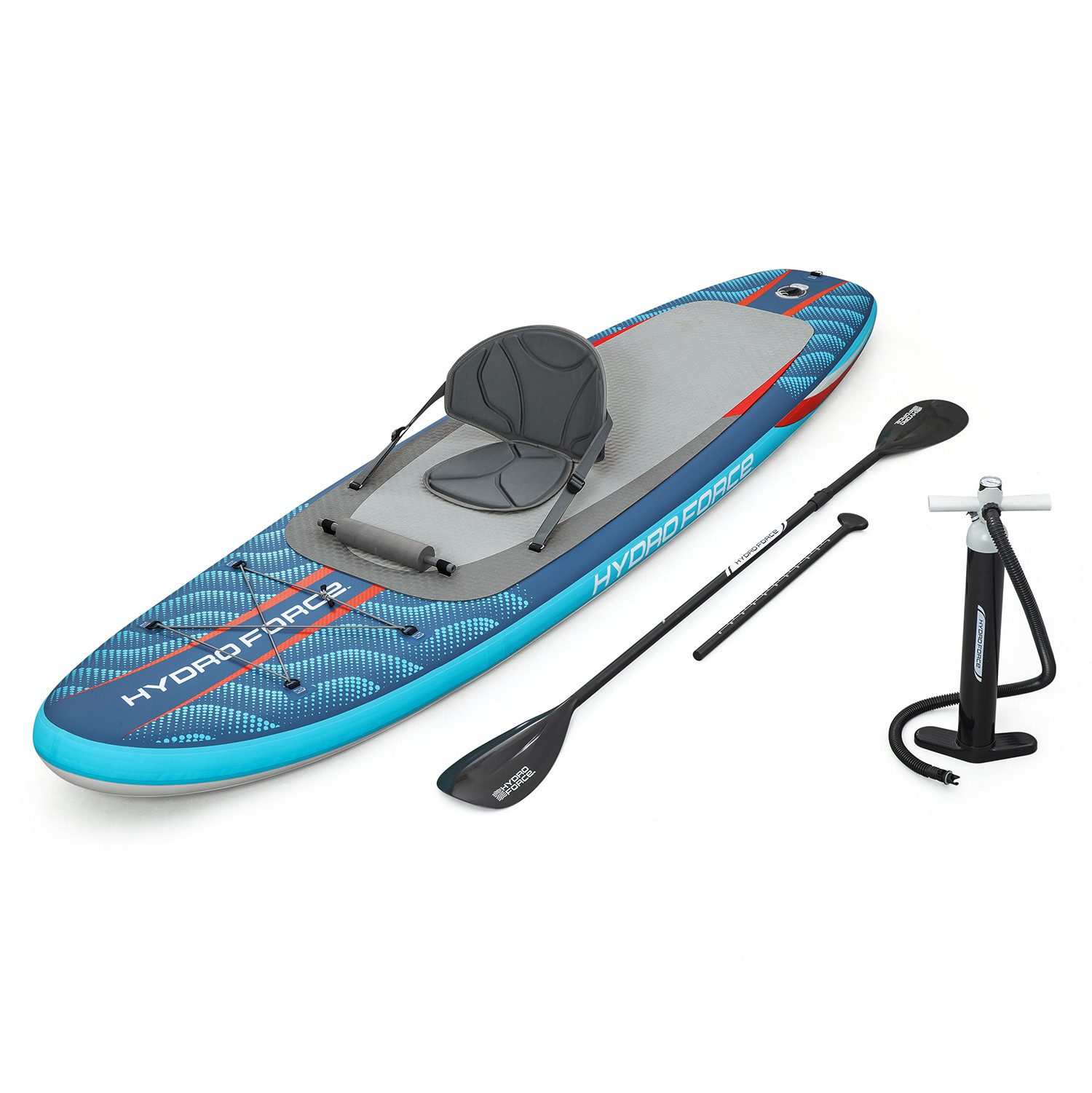 Bestway SUP-Board Hydro Force Oceana™, Allround, (Set, 1 tlg., Coil-Leash), 305 x 84 x 15 cm, max. Belastbarkeit 130 kg