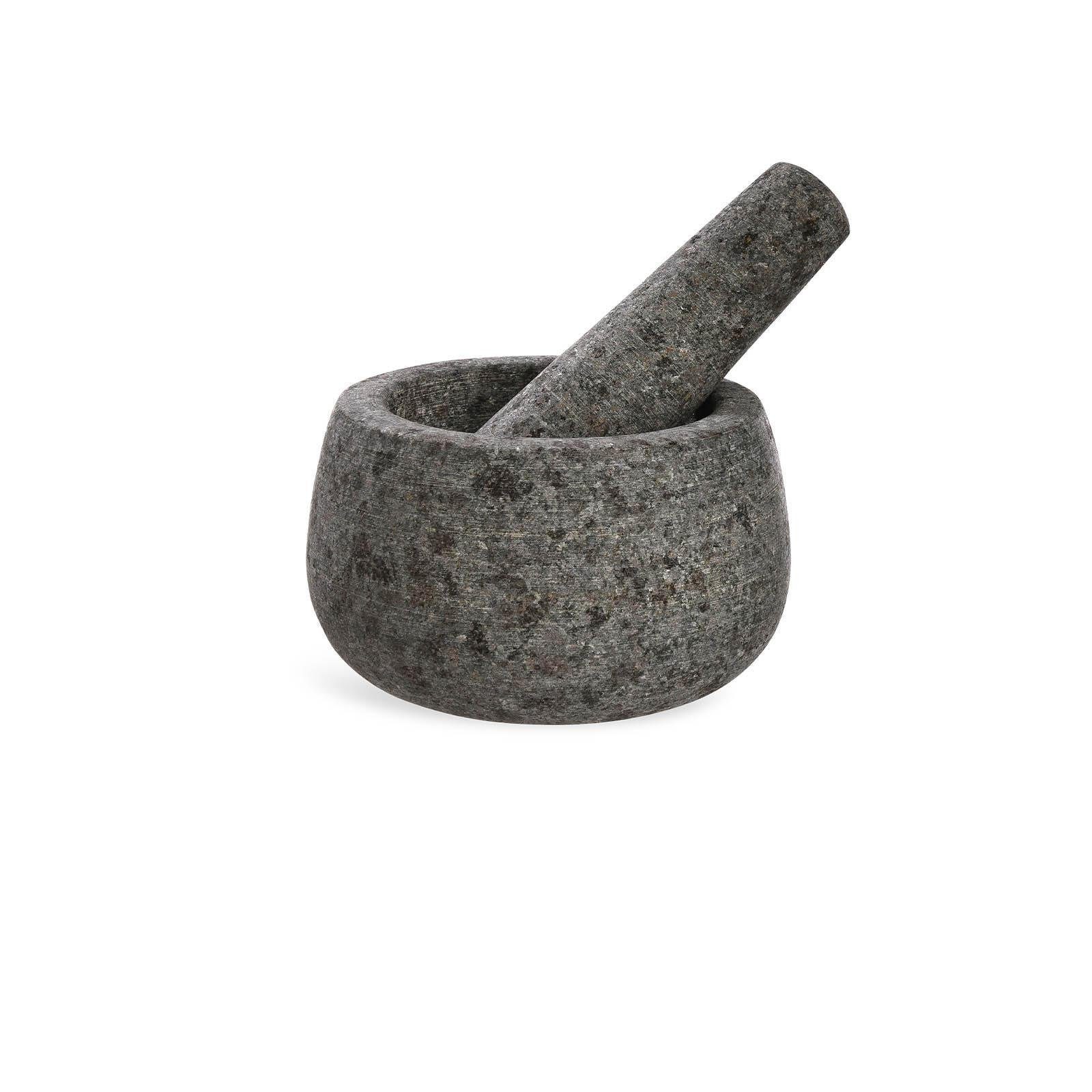 Depot Pfannenuntersetzer Mörser-Set Adeline, Packung, aus Granit, Ø 12 Zentimeter, H 8 Zentimeter