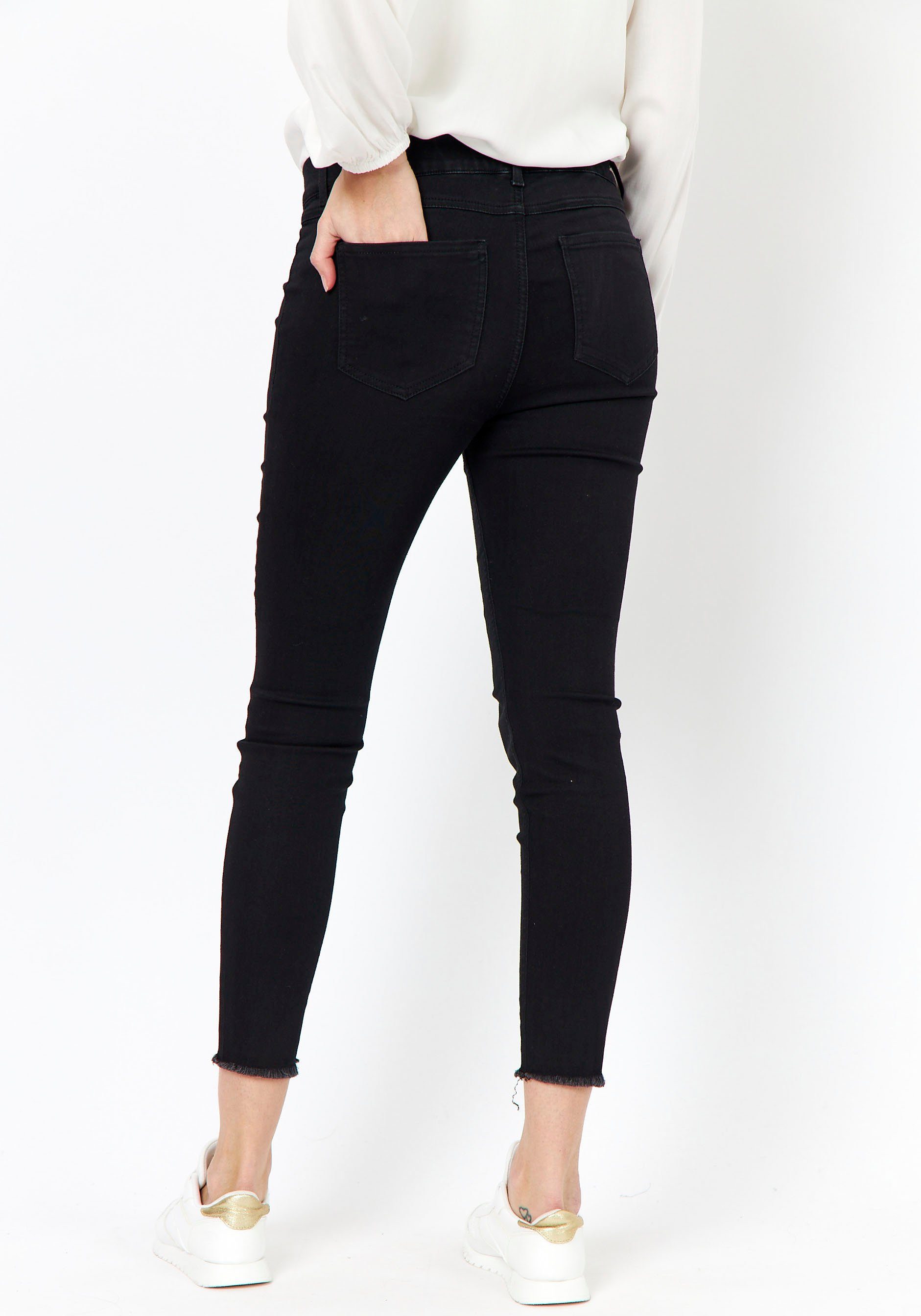 7/8-Jeggings SC-NADIRA BLACK 9999 mit 1-B Stretch soyaconcept