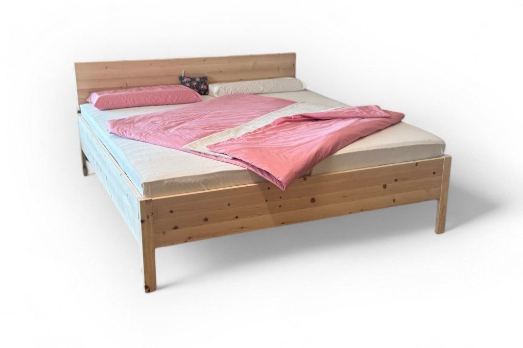 geborgenschlafen Massivholzbett aus Zirbenholz, Holzbett - Zirbenholzbett - günstig online kaufen