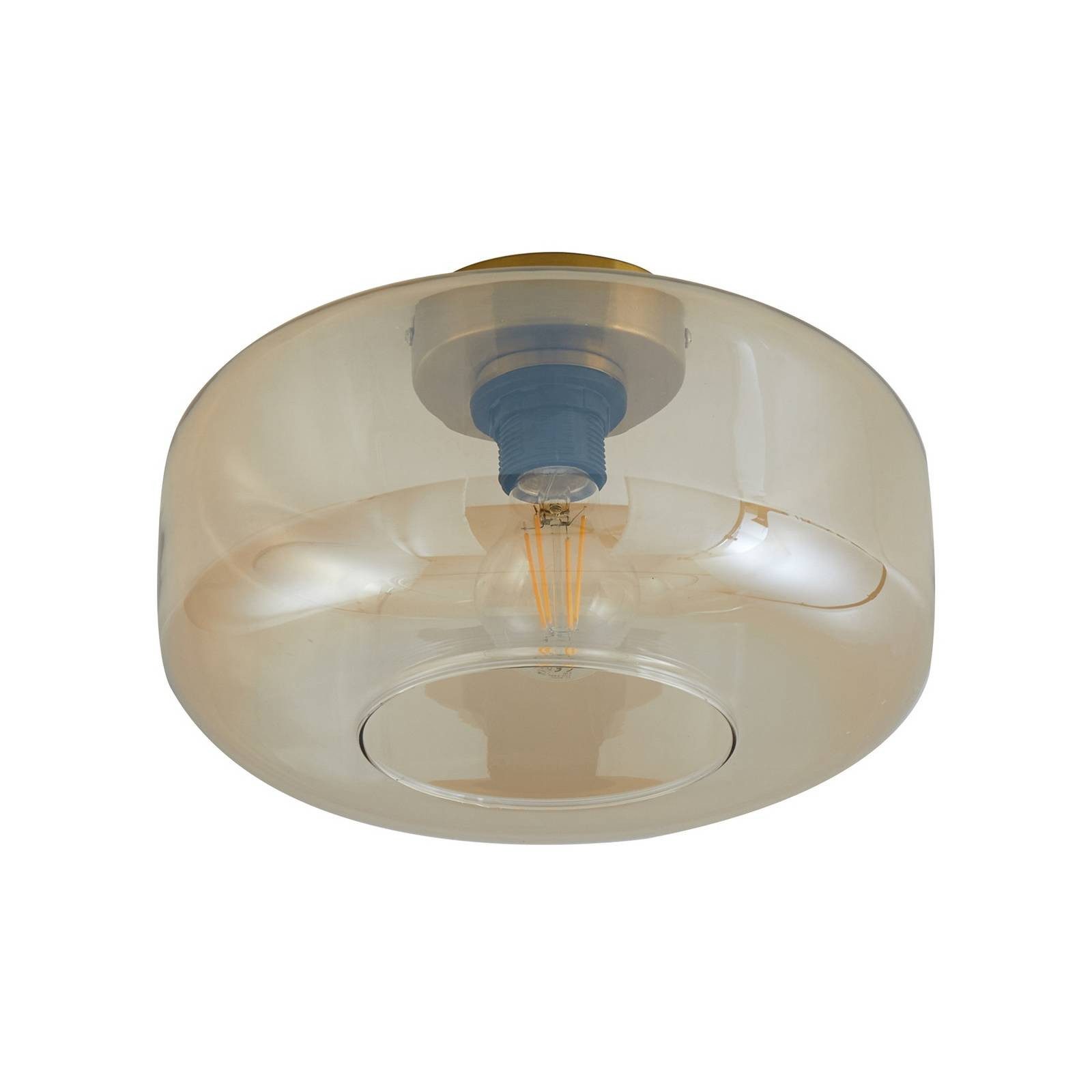 Lindby Hildur, Glas Creme IP20, 1 x 15 W LED