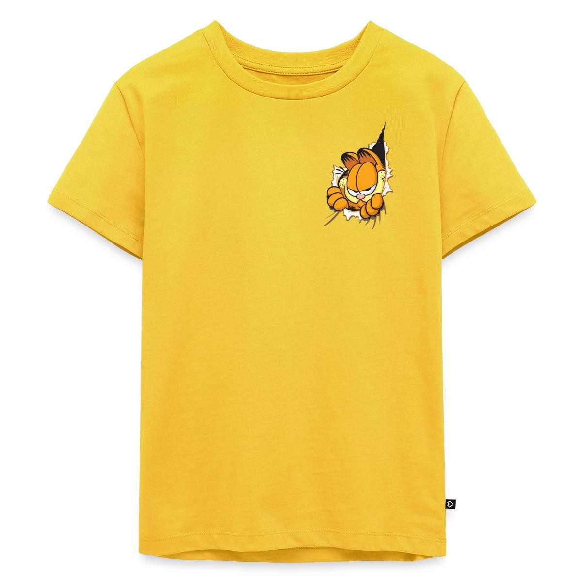 T-Shirt Garfield Hier Ist Garfield Kinder Premium T-Shirt