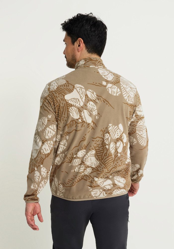 Jack Wolfskin Stehkragenpullover PAW ERA 100 PRINT HZ M – Bild 2 von 5