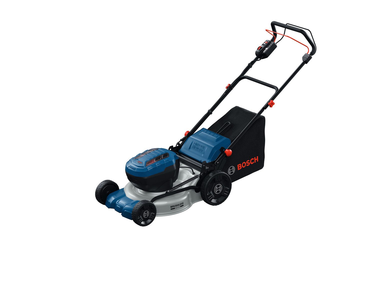 Bosch Professional Akkurasenmäher GRA18V2-46SP, 46 cm Schnittbreite, (ohne Akku und Ladegerät), Selbstfahrend für bequemes und müheloses Mähen