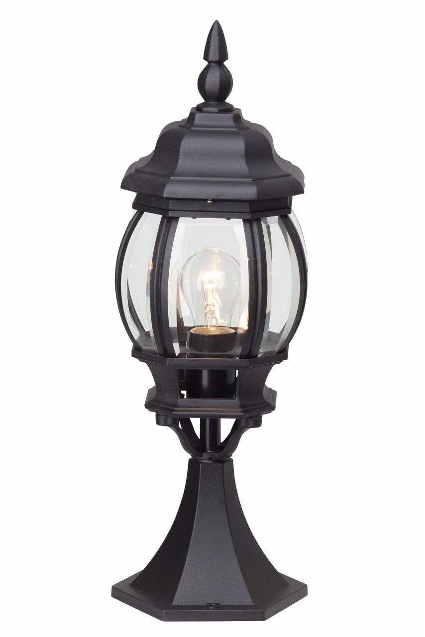 Brilliant Außen-Stehlampe Istria, Lampe Istria schwarz E27, 50cm geeig A60, 60W, 1x Außensockelleuchte