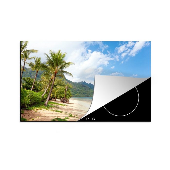 MuchoWow Herdblende-/Abdeckplatte Kauai an einem sonnigen Tag Vinyl (1 tlg) induktionskochfeld Schutz für die küche Ceranfeldabdeckung